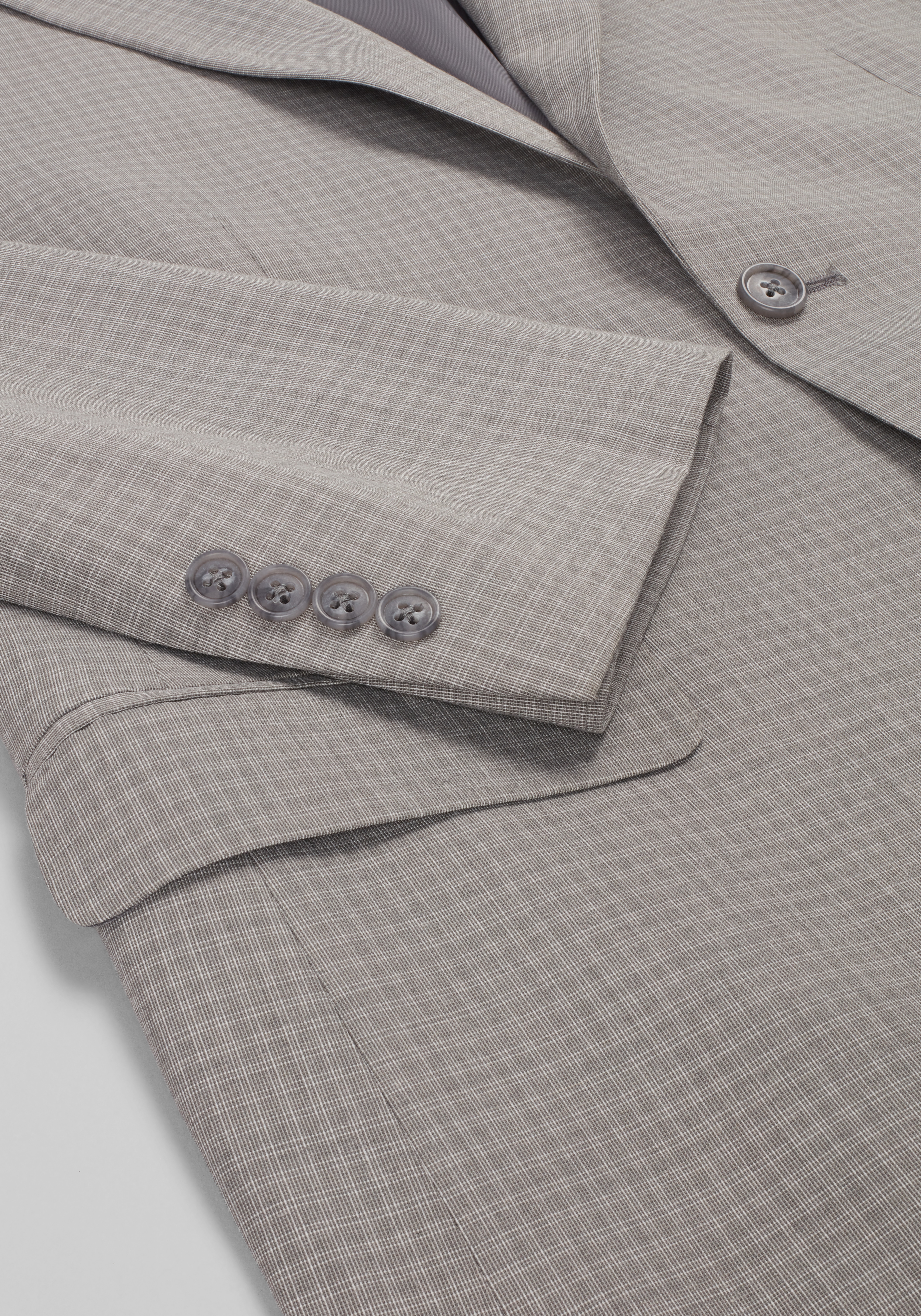 1905 Collection Tailored Fit Check Suit Jacket