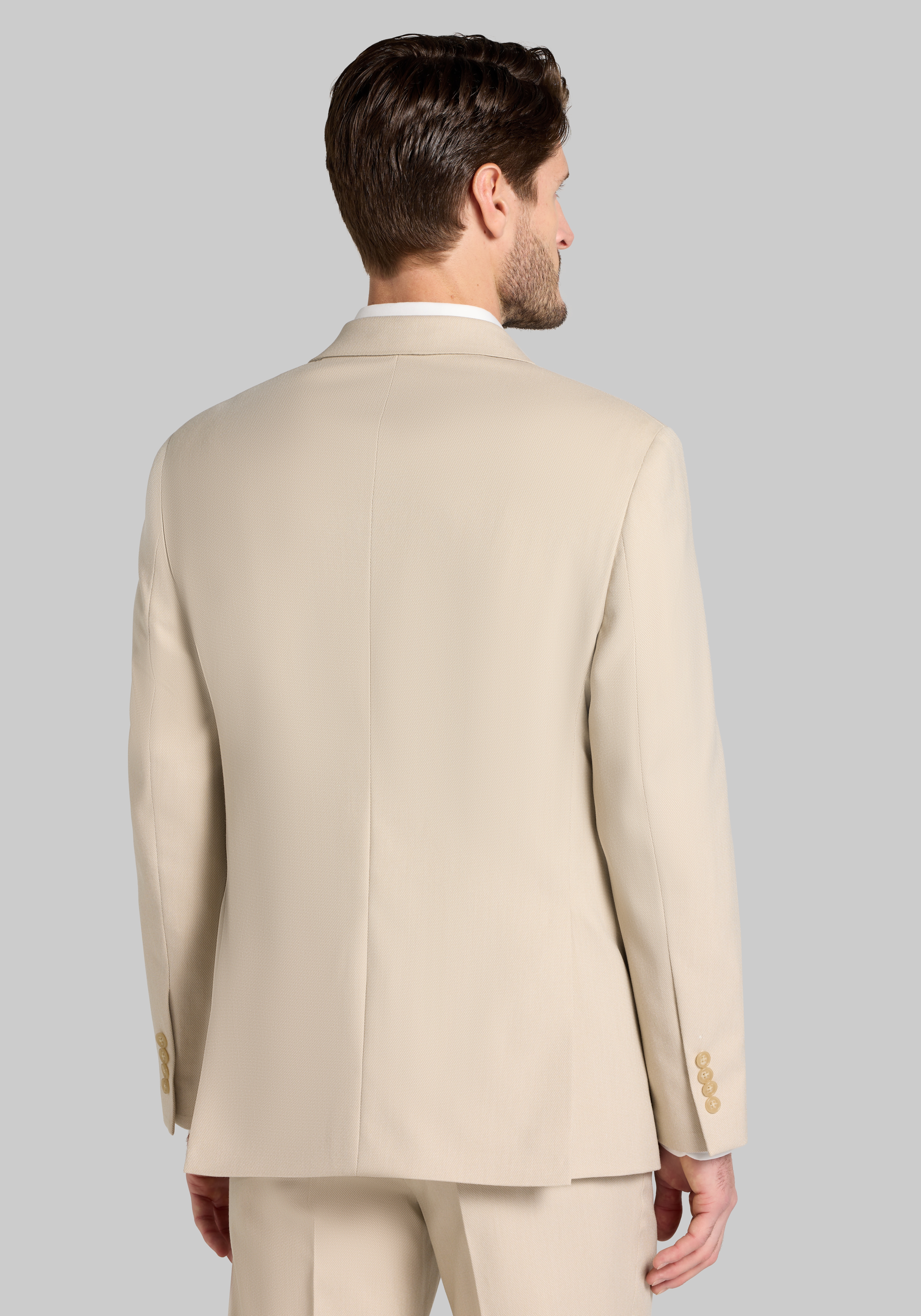 1905 Collection Tailored Fit Tic Suit Separates Jacket