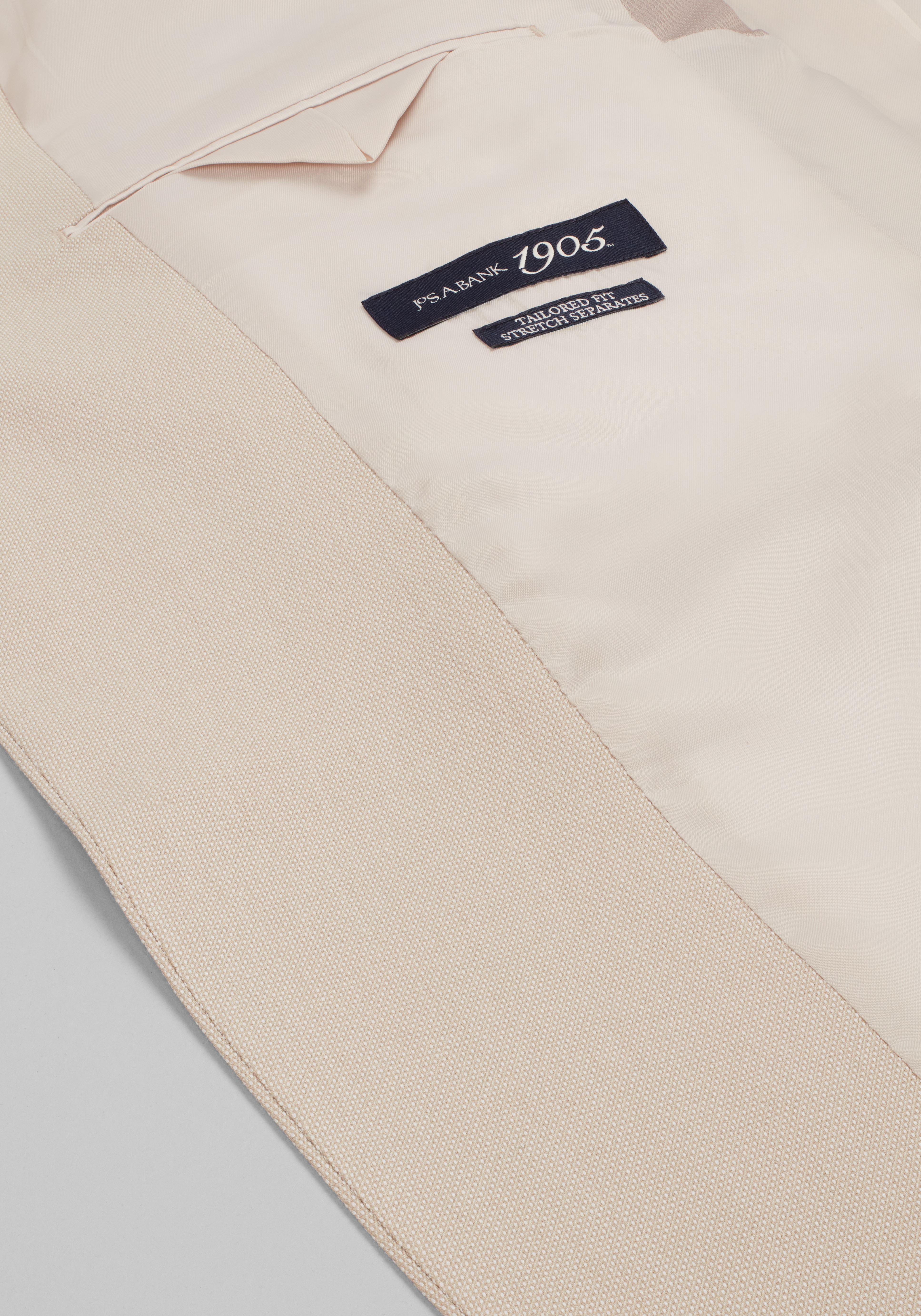 1905 Collection Tailored Fit Tic Suit Separates Jacket