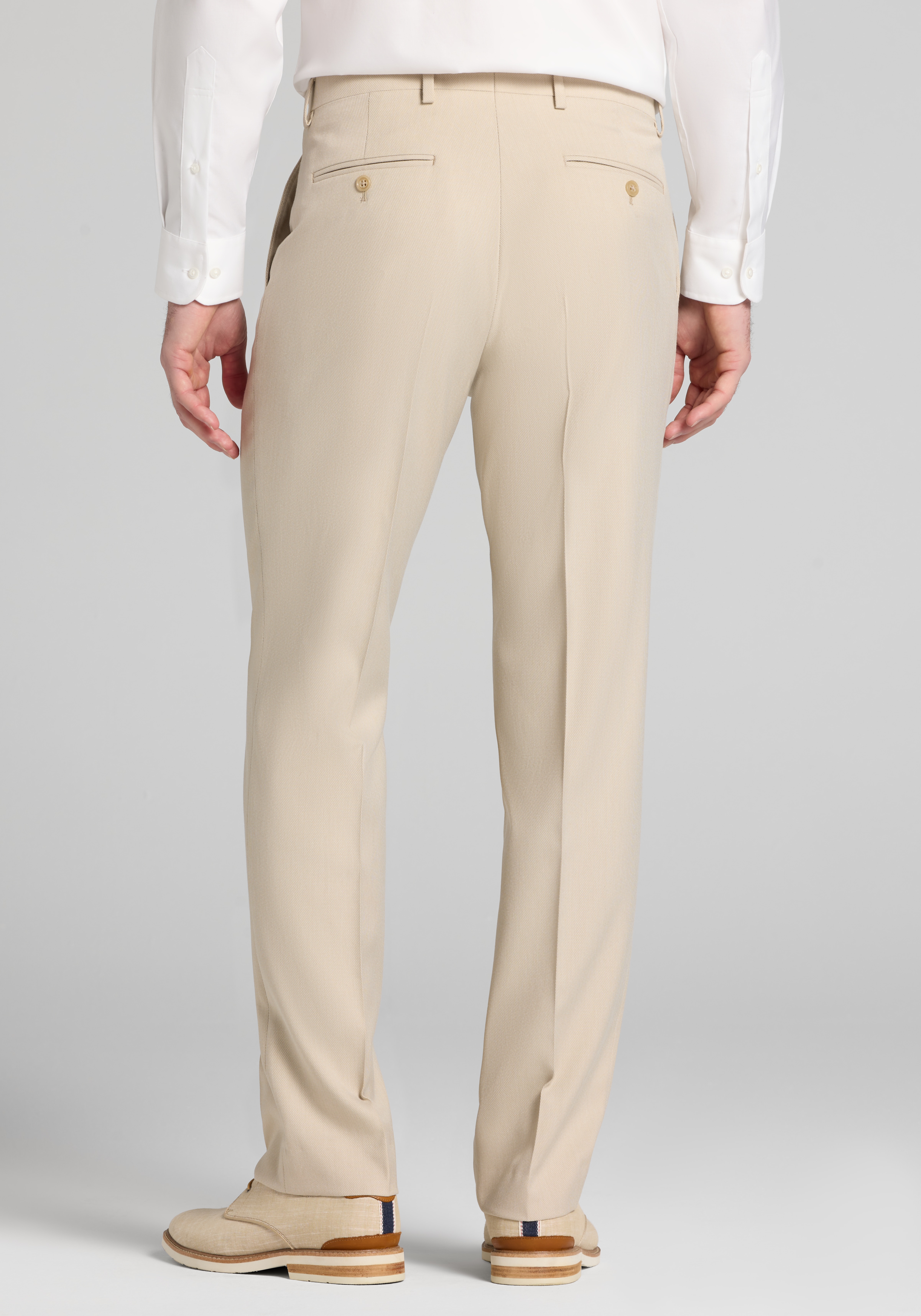 1905 Collection Tailored Fit Tic Pattern Suit Separate Pants
