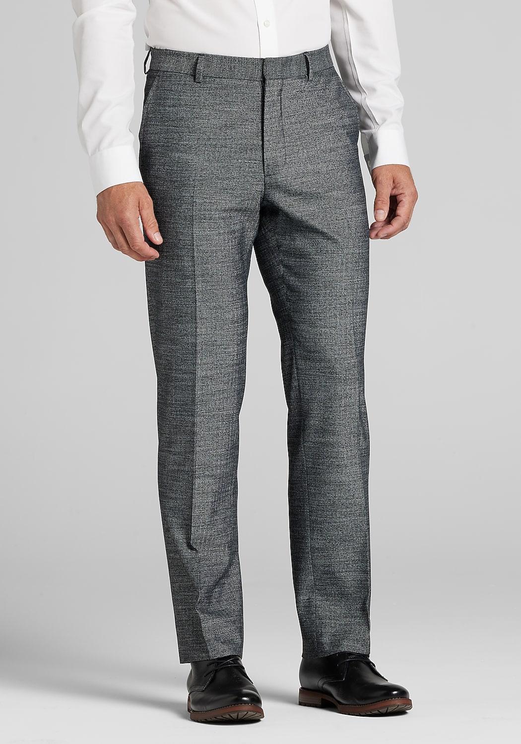1905 Navy Tailored Fit Donegal Herringbone Suit Separates Pants