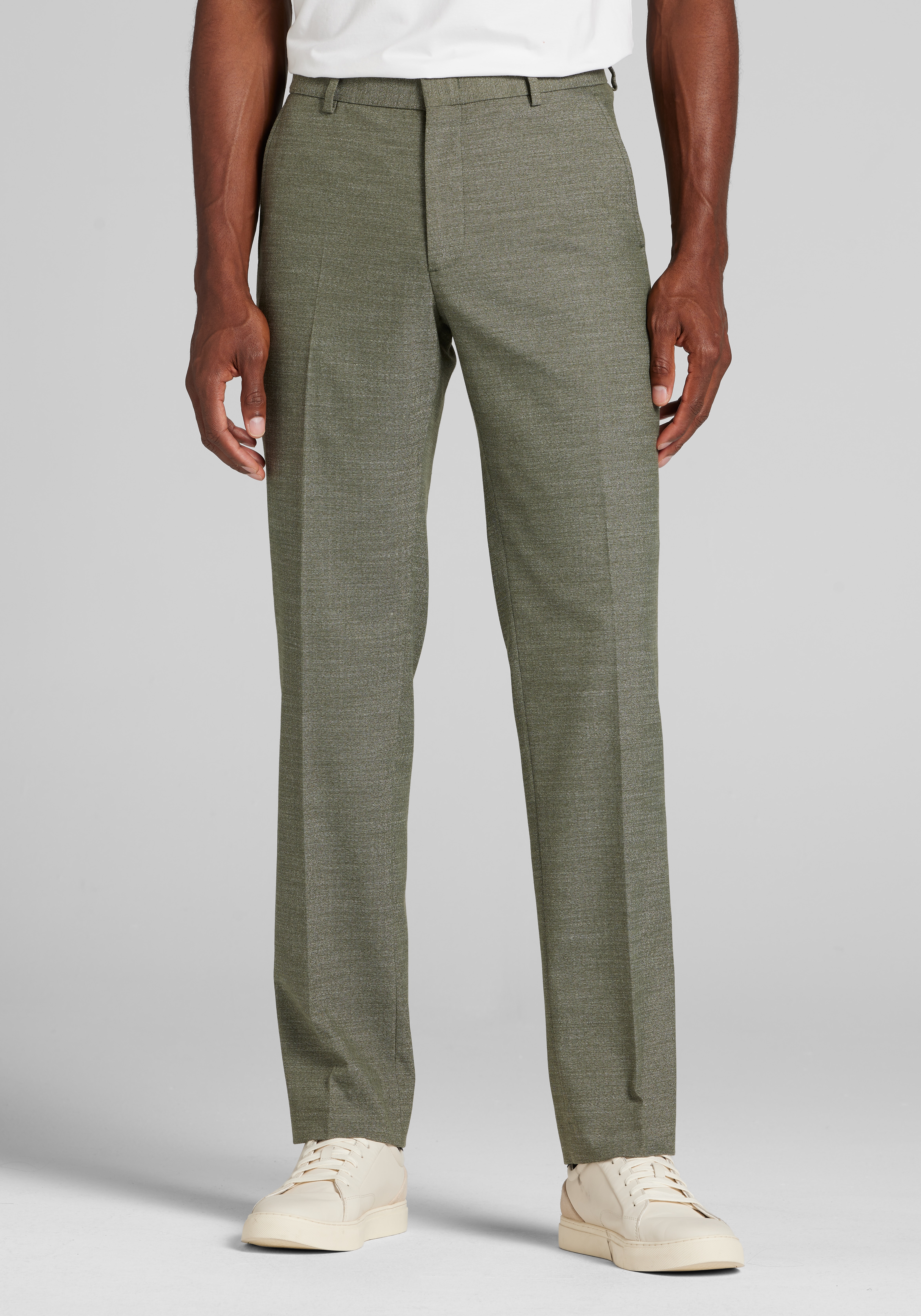 Men's CLEARANCE, 1905 Collection Tailored Fit Donegal Herringbone Suit Separates Pants - Big & Tall CLEARANCE - Jos A Bank