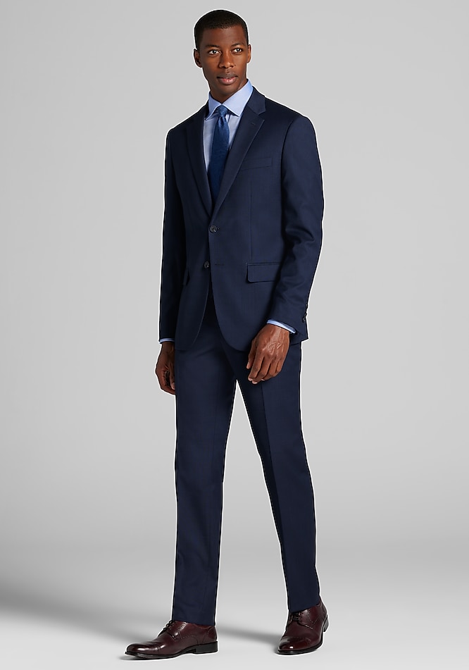Men's Traveler COOLMOTION Slim Fit Suit Jacket at Jos. A. Bank, Blue, Size 40 Regular - Suit Separates