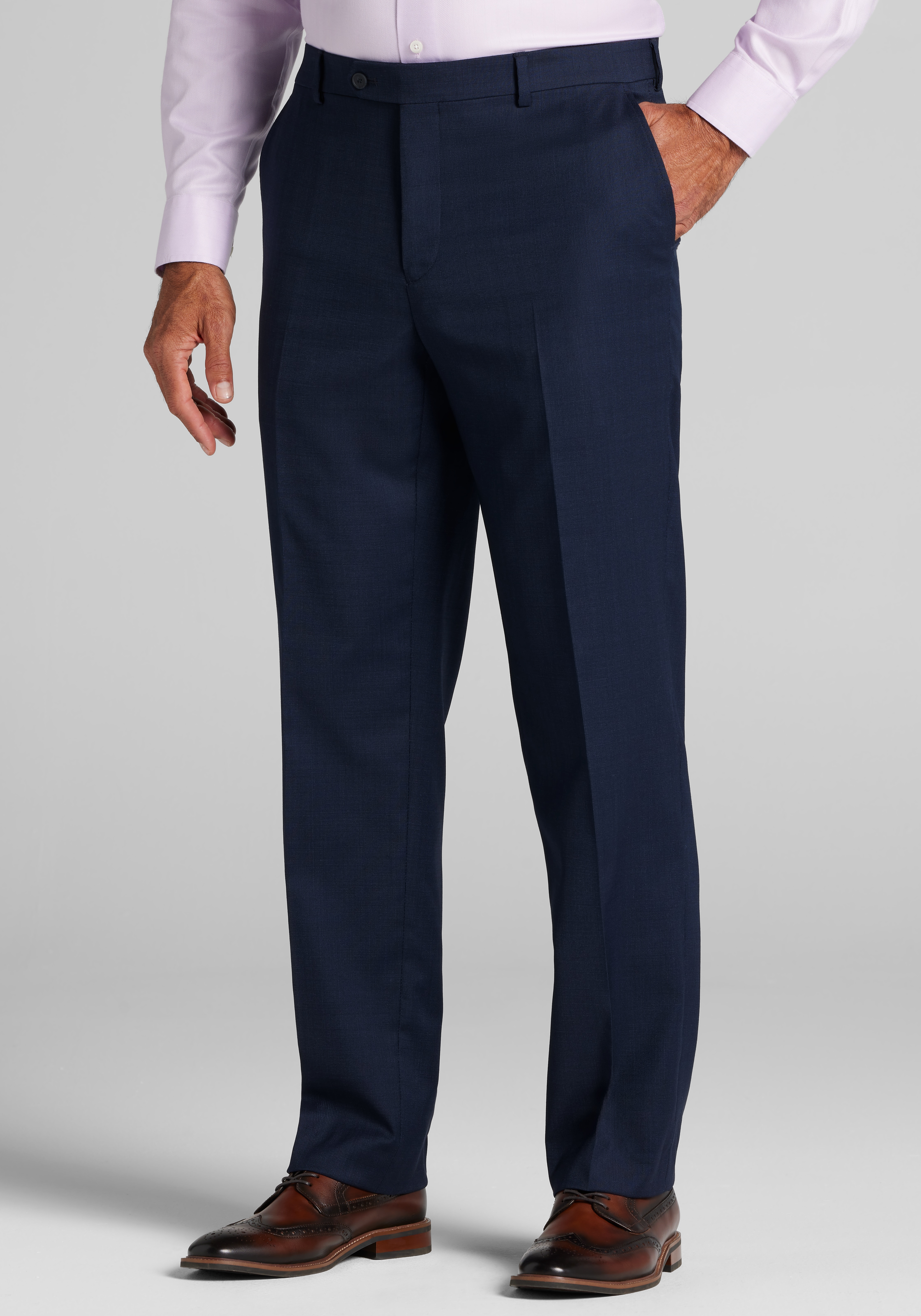 Men's Suits, Traveler COOLMOTION Traditional Fit Suit Separates Pants - Jos A Bank
