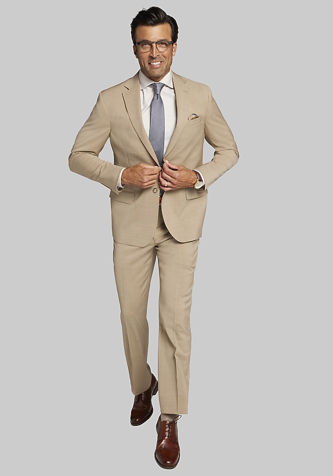 Reserve Collection Tailored Fit 100% Italian Wool Suit - Reserve