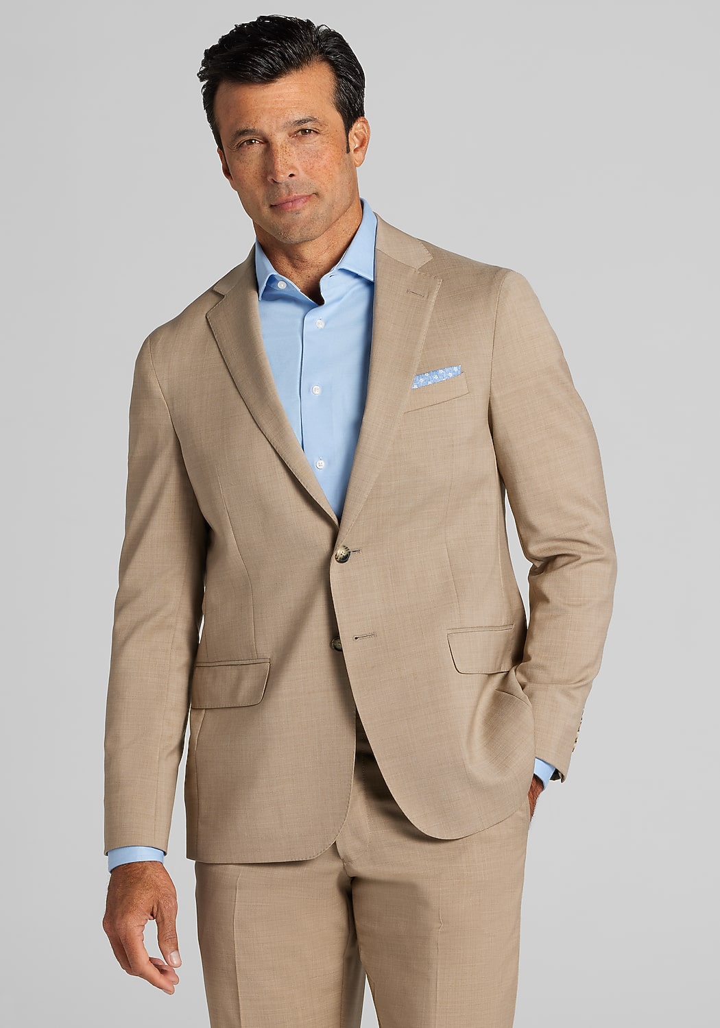 Reserve Collection Tailored Fit Italian Wool Suit Separates Jacket - Big & Tall - Big & Tall
