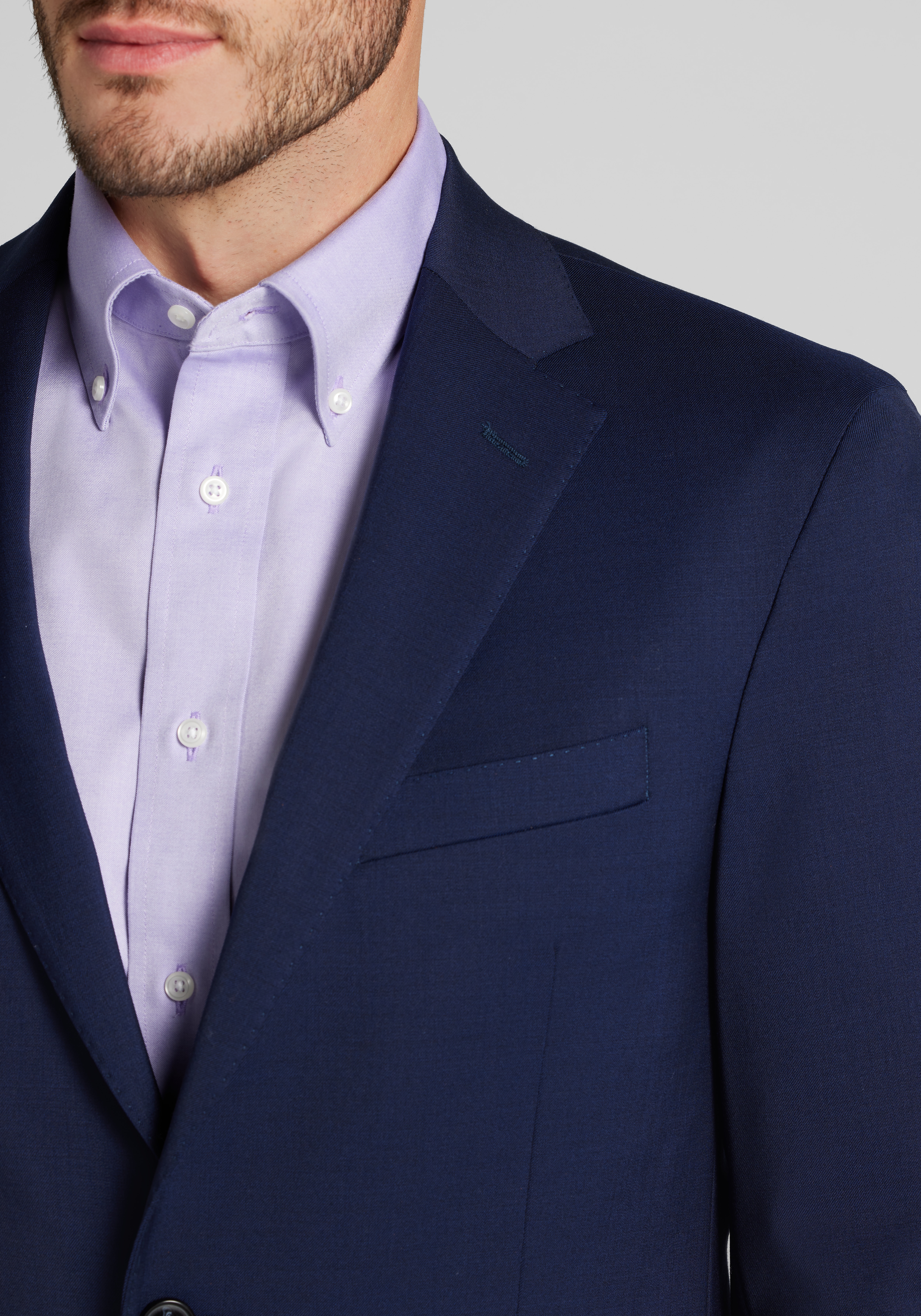 Reserve Collection Tailored Fit Italian Wool Suit Separates Jacket