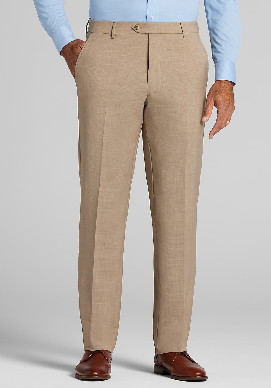 Reserve Collection Tailored Fit Italian Wool Pants