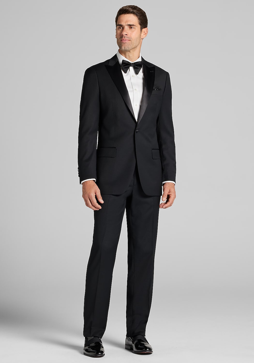 Traveler® COOLMOTION Tailored Fit Textured Solid Tuxedo Separate Jacket
