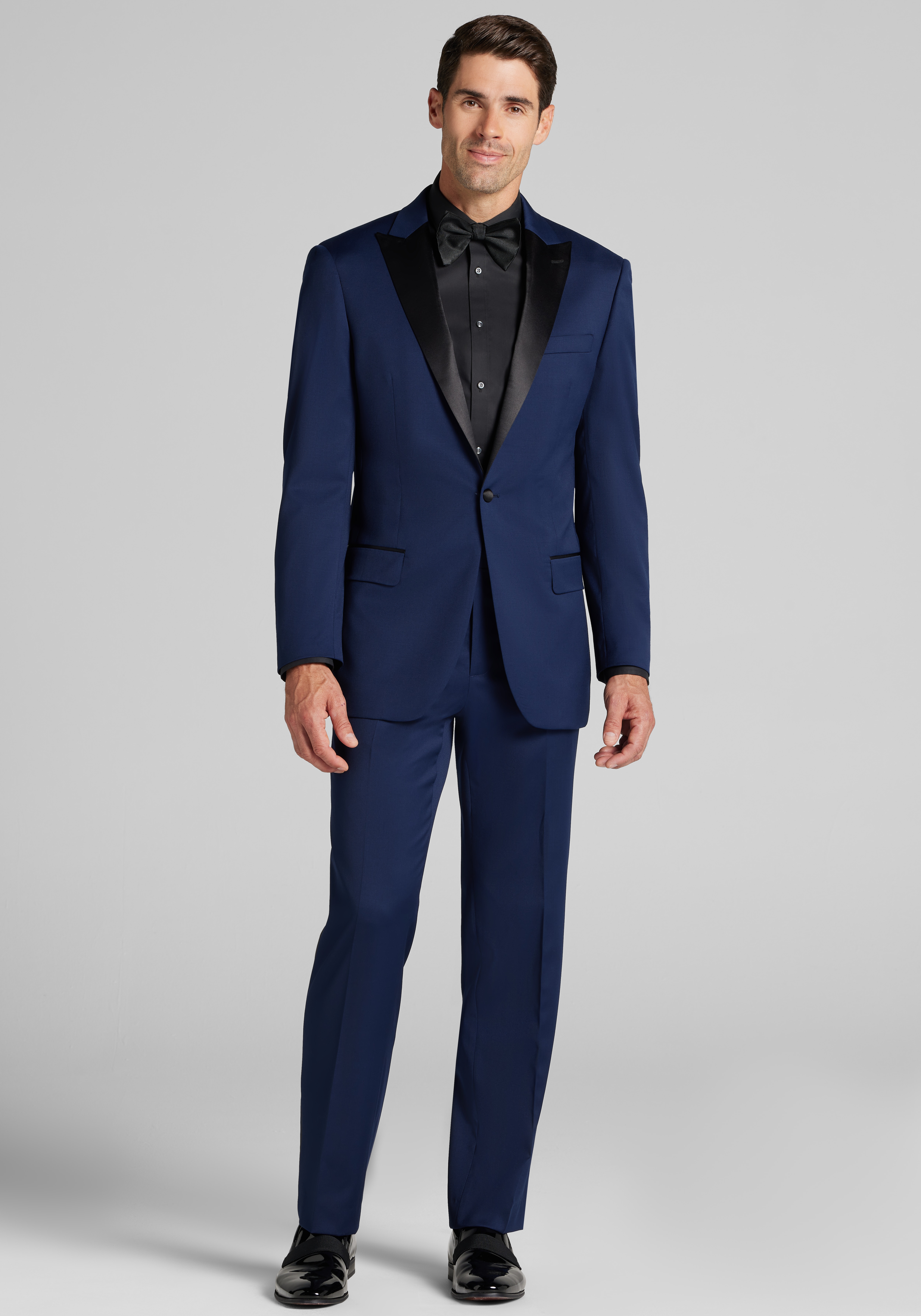 Men's Suits, Traveler® Tailored Fit COOLMOTION Suit Separate Tuxedo Jacket - Jos A Bank