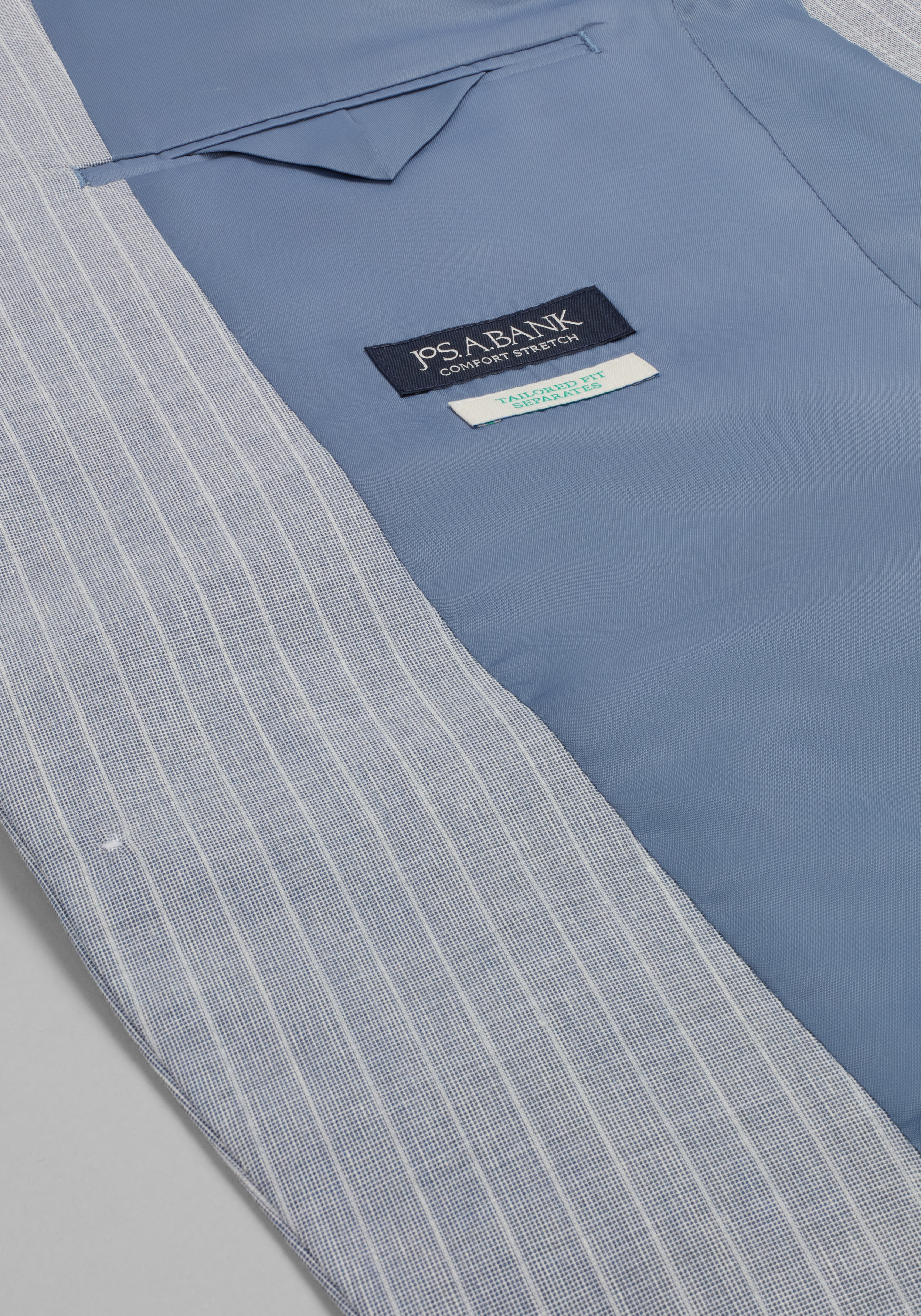 Jos. A. Bank Tailored Fit Comfort Stretch Stripe Suit Jacket