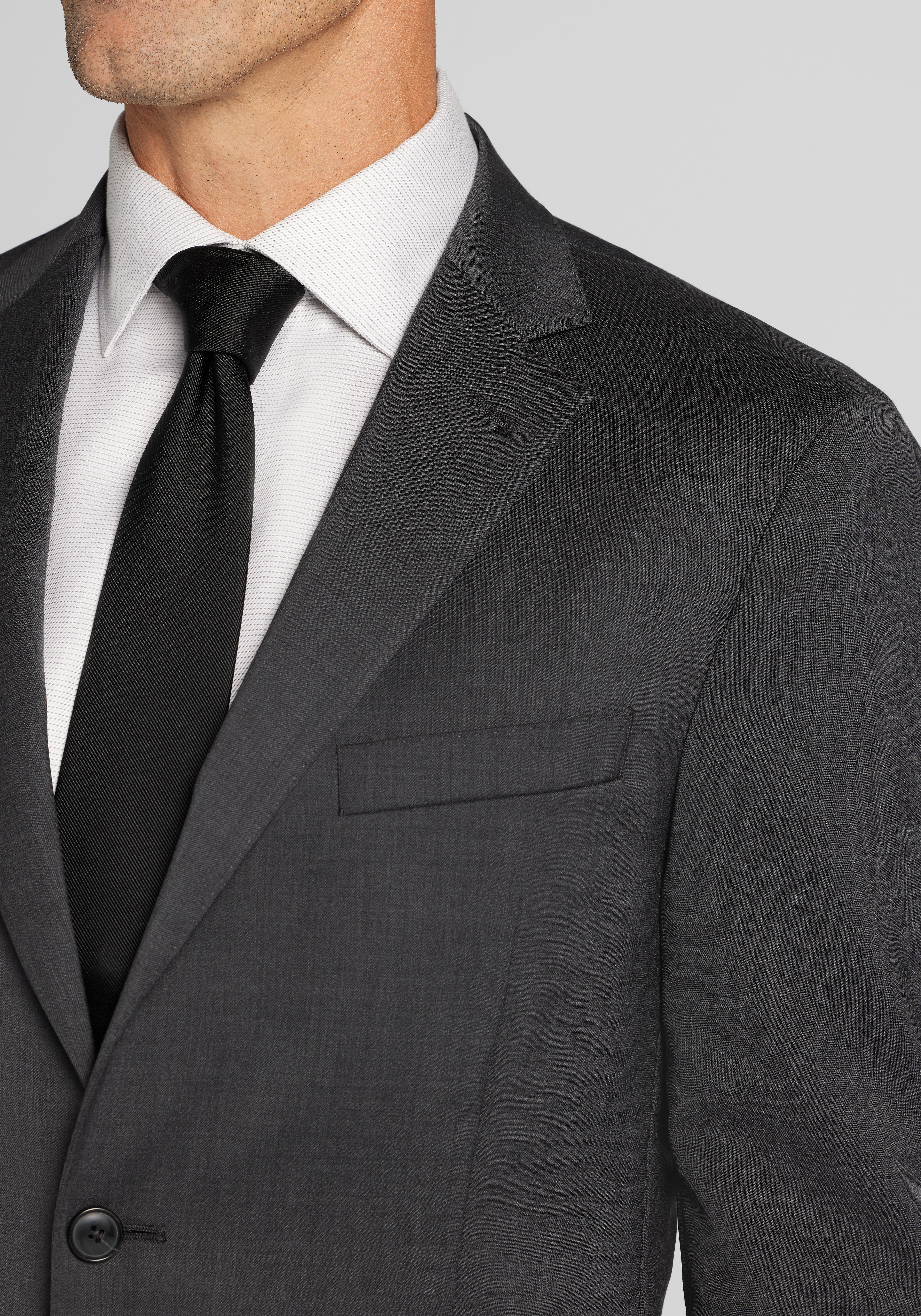 Reserve Collection Tailored Fit Italian Wool Suit Jacket - Big & Tall