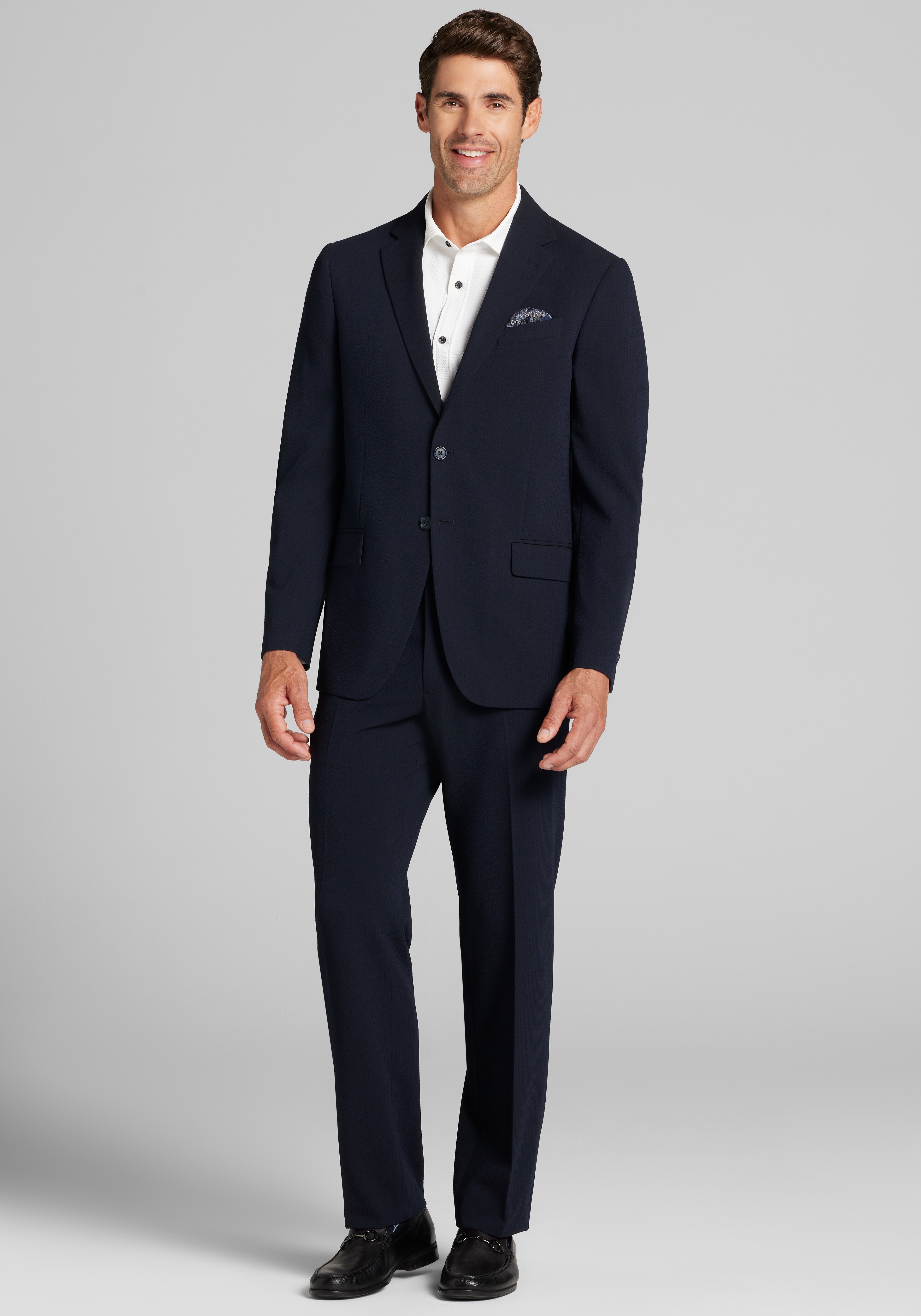 Jos. A. Bank Tailored Fit Comfort Stretch Seersucker Suit Separate Jacket CLEARANCE