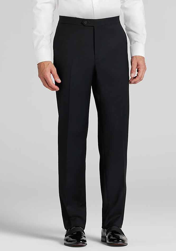 スーツ cootieCOMFORTMERINOSAXONY2TUCKTROUSERS Traveler® COOL<i>MOTION</i> Tailored Fit Textured Solid Tuxedo