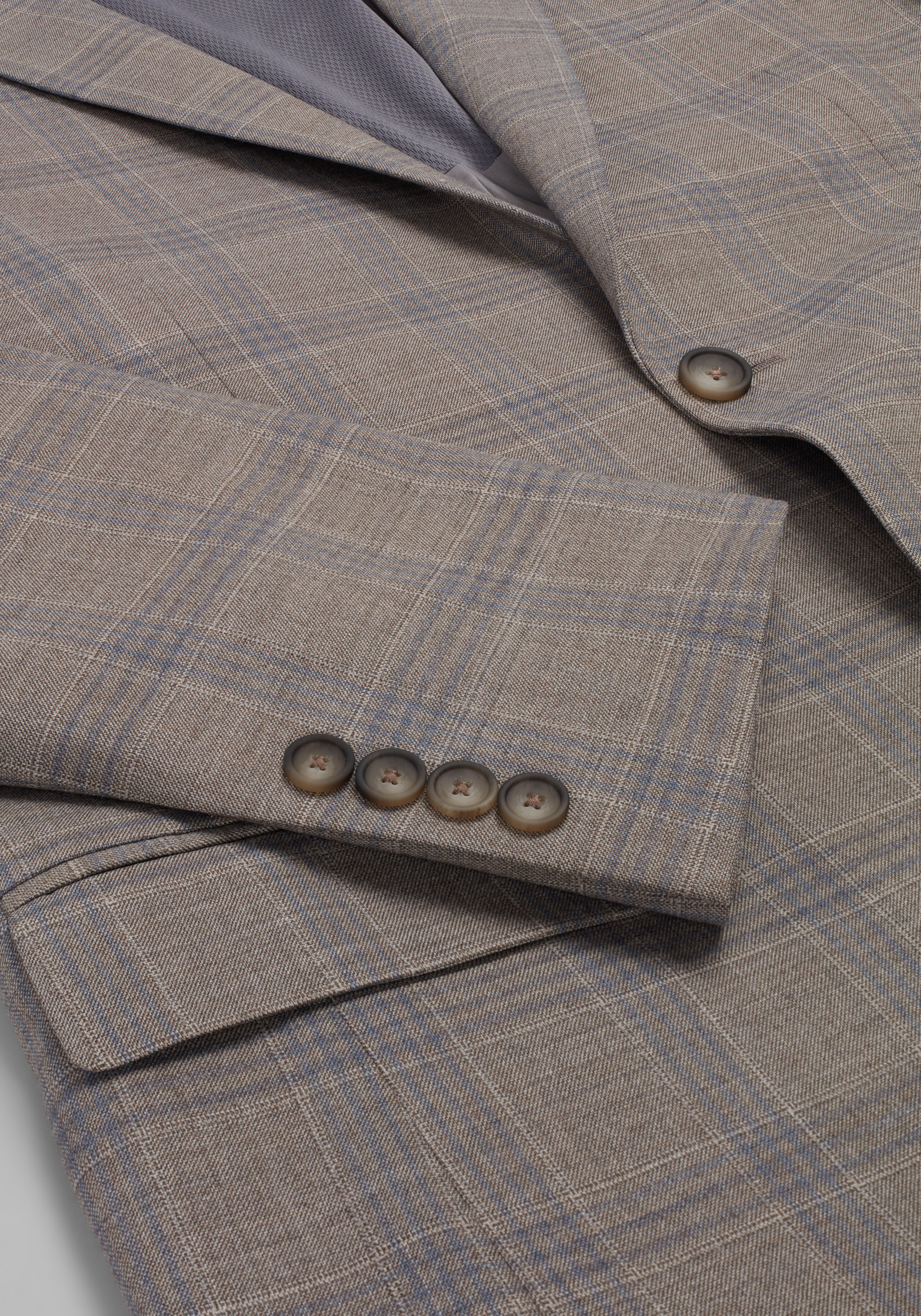 Traveler® COOLMOTION Slim Fit Plaid Suit Separate Jacket - Big & Tall