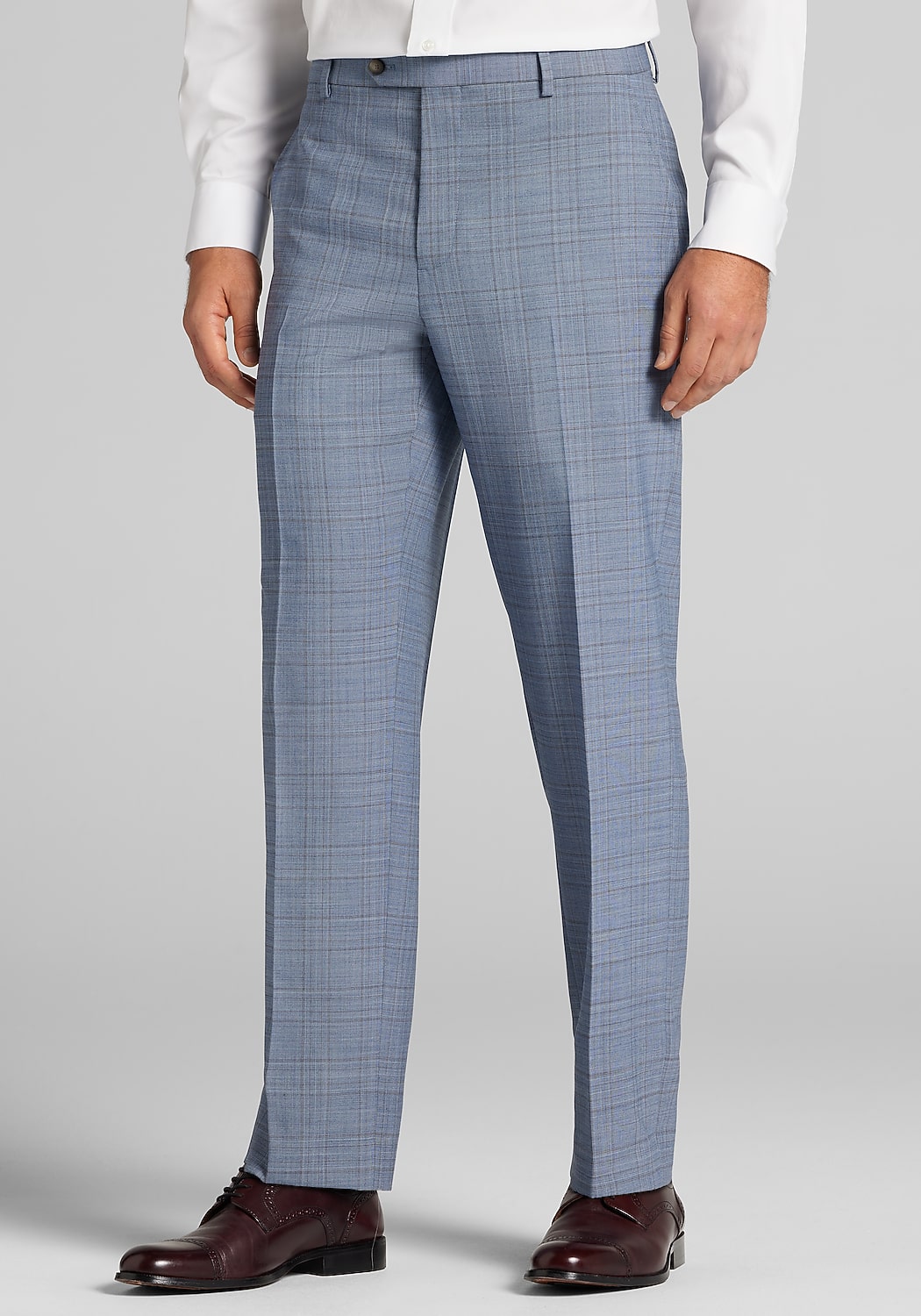 Traveler&reg; COOL<i>MOTION</i> Traditional Fit Plaid Dress Pants