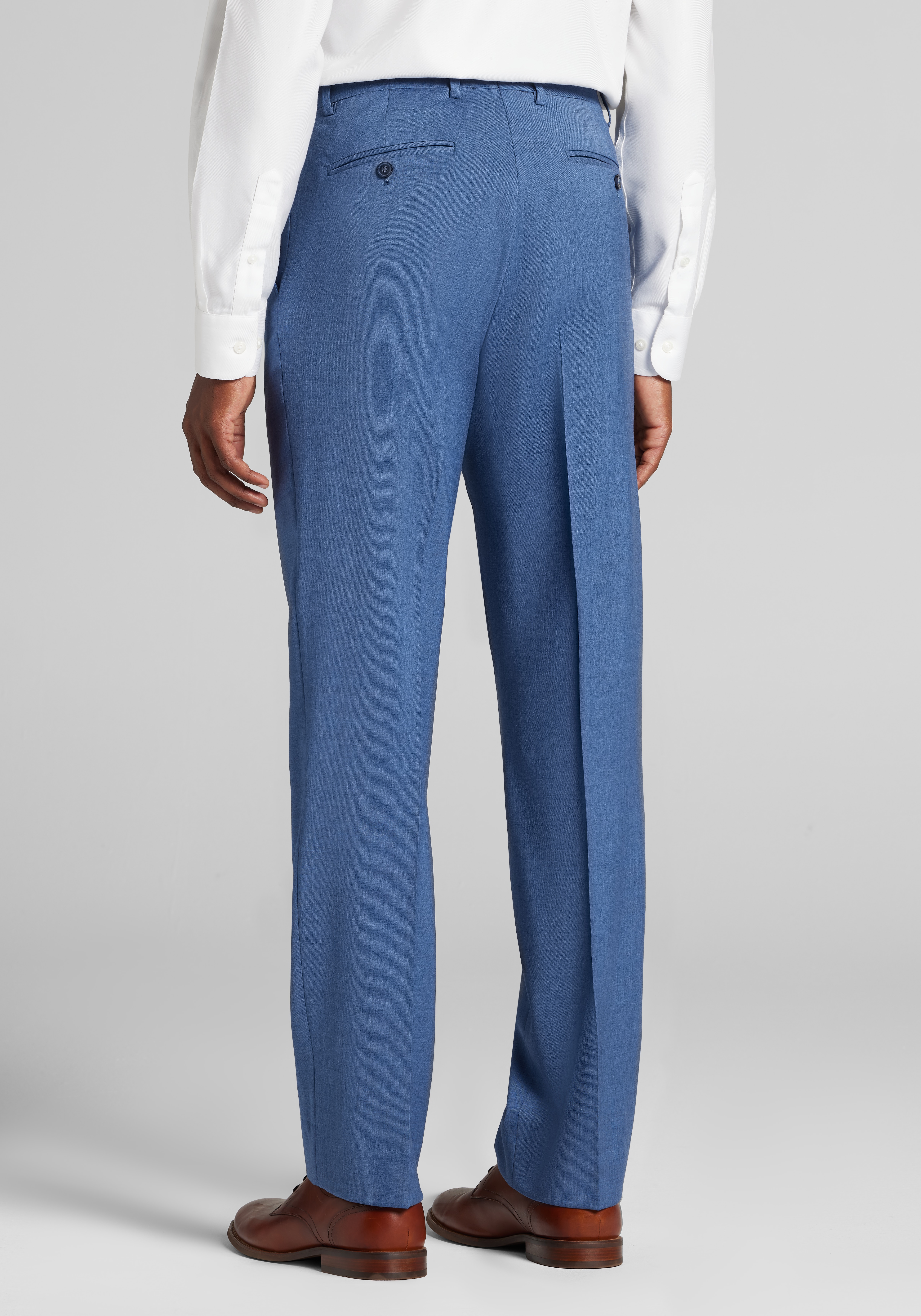 Reserve Collection Tailored Fit Italian Wool Suit Separates Pants
