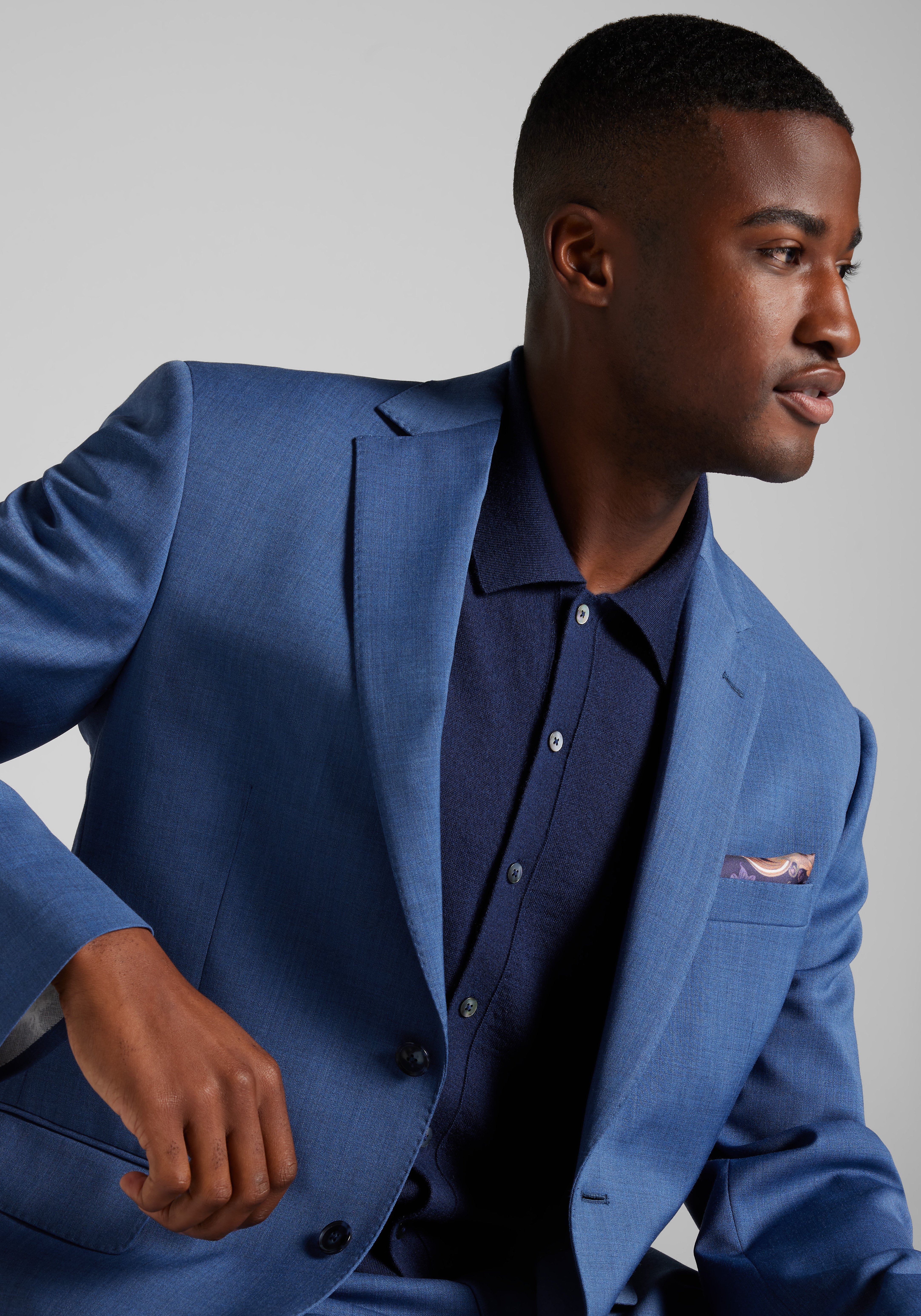 Reserve Collection Tailored Fit Italian Wool Suit Jacket