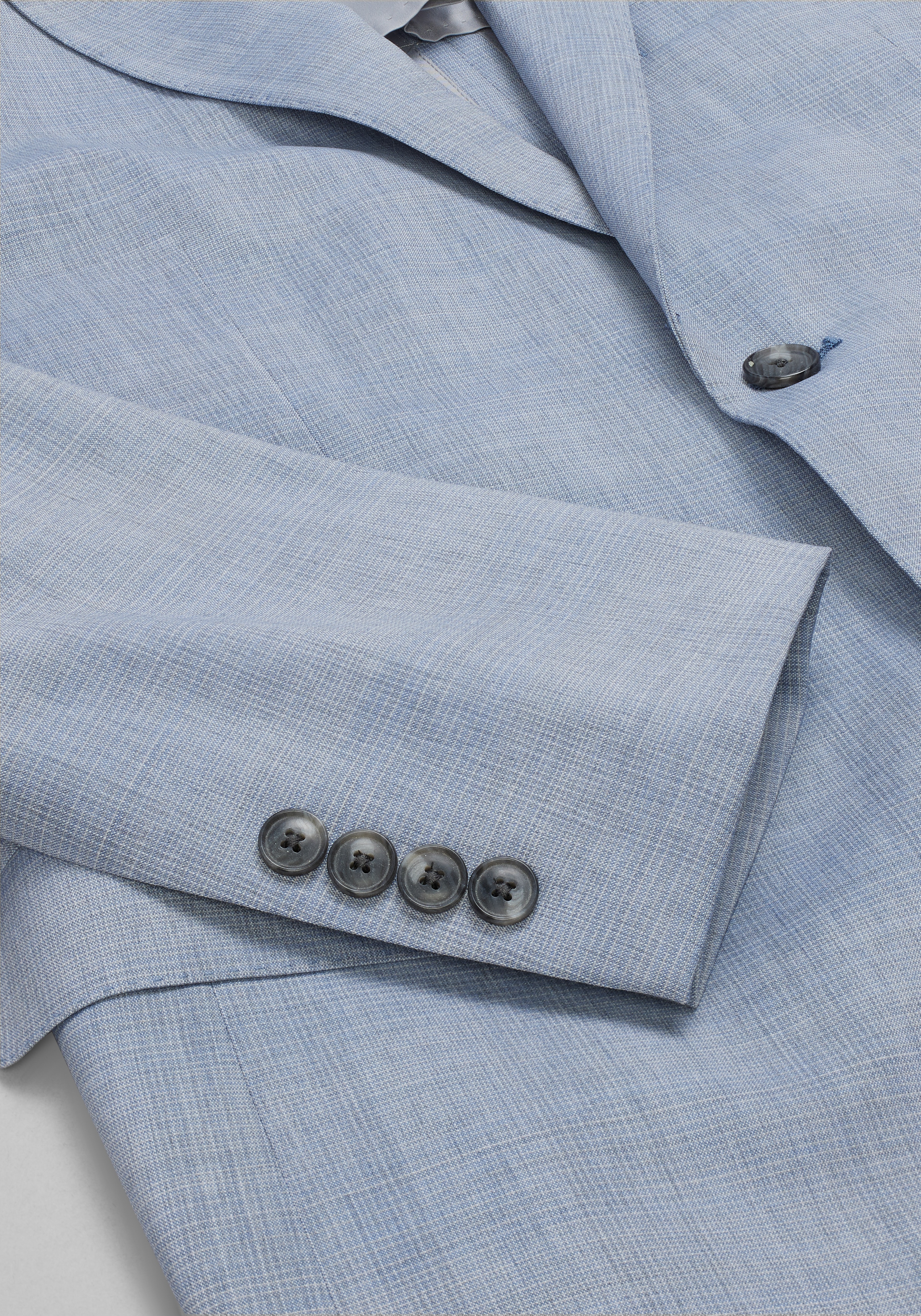 Reserve Collection Slim Fit 100% Italian Wool Plaid Suit Separates Jacket
