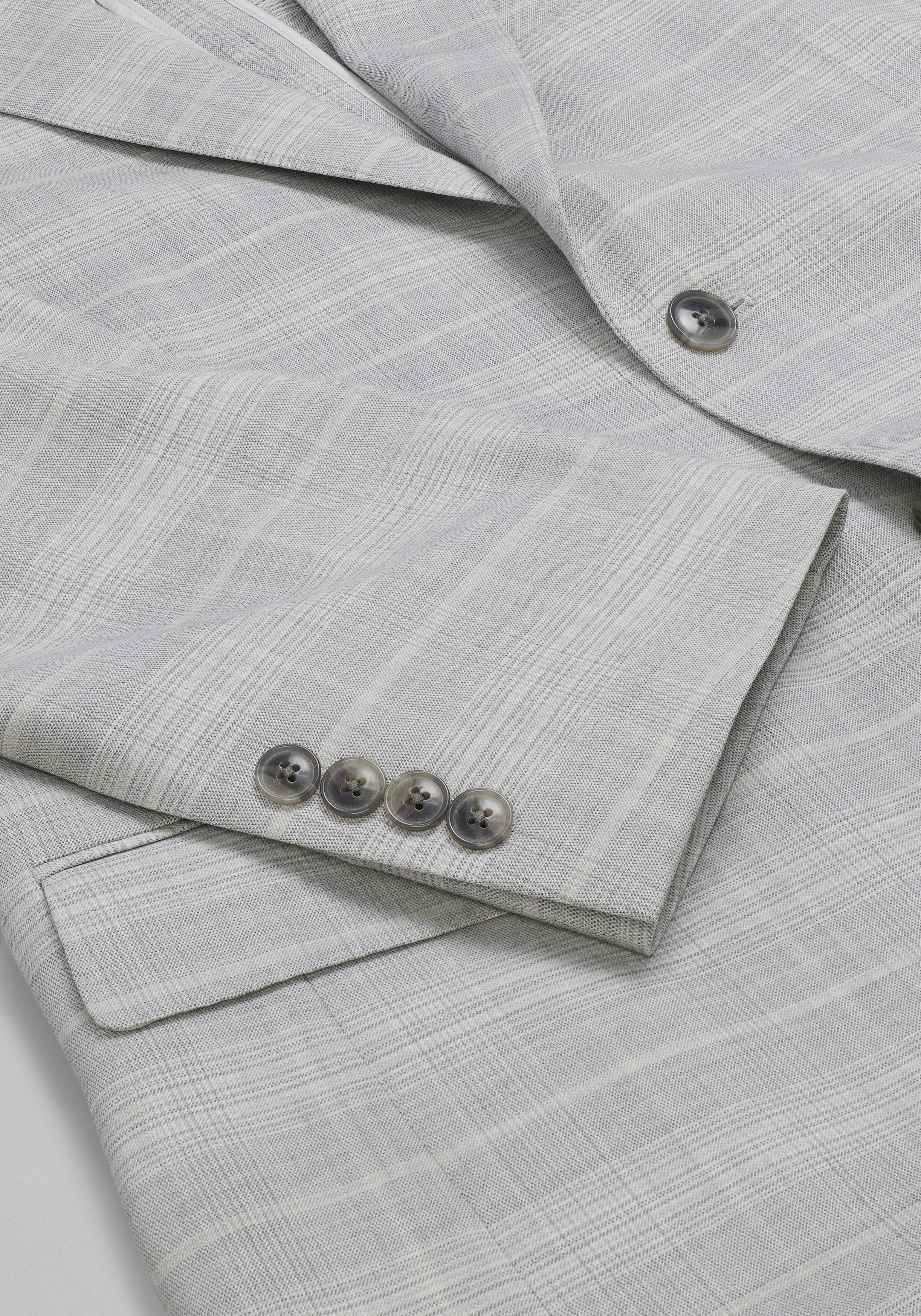 Reserve Collection Tailored Fit Plaid Italian Wool Suit Jacket