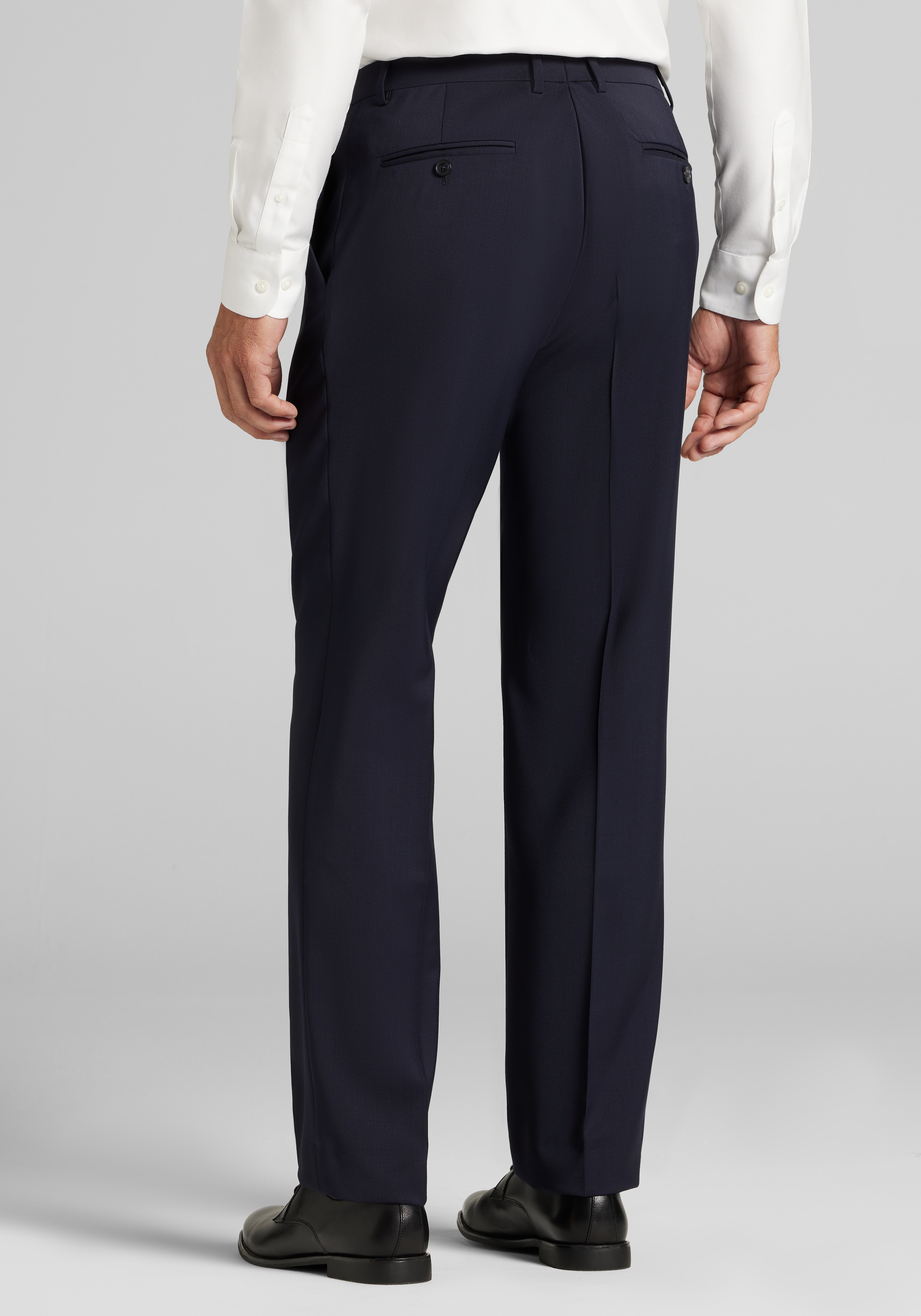 Reserve Collection Tailored Fit Italian Wool Suit Pants