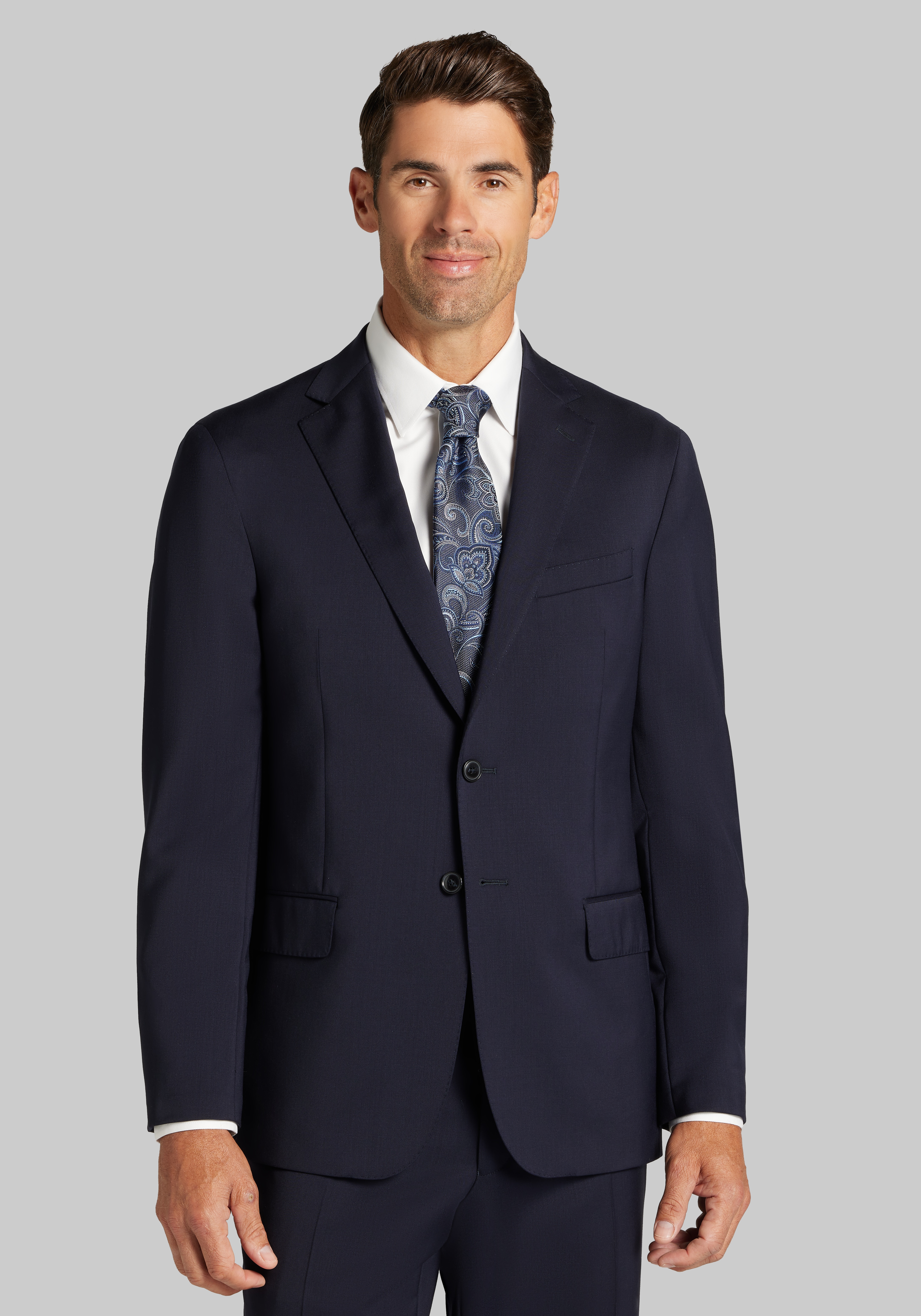 Men's Suits, Reserve Collection Tailored Fit Italian Wool Suit Jacket - Jos A Bank