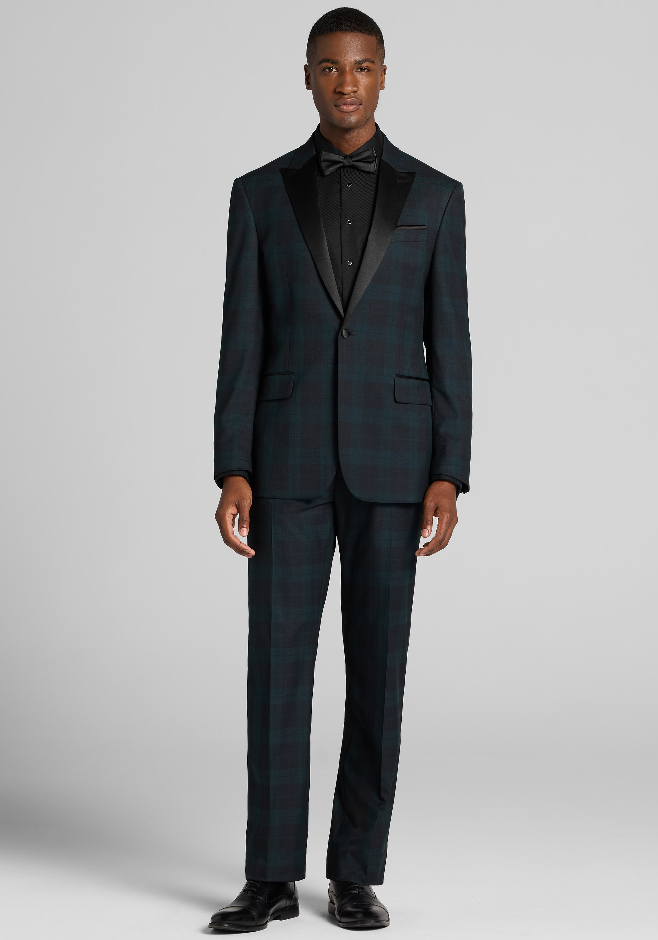 Men's Suits, Joseph A. Bank Tailored Fit Plaid Suit Separates Jacket - Jos A Bank