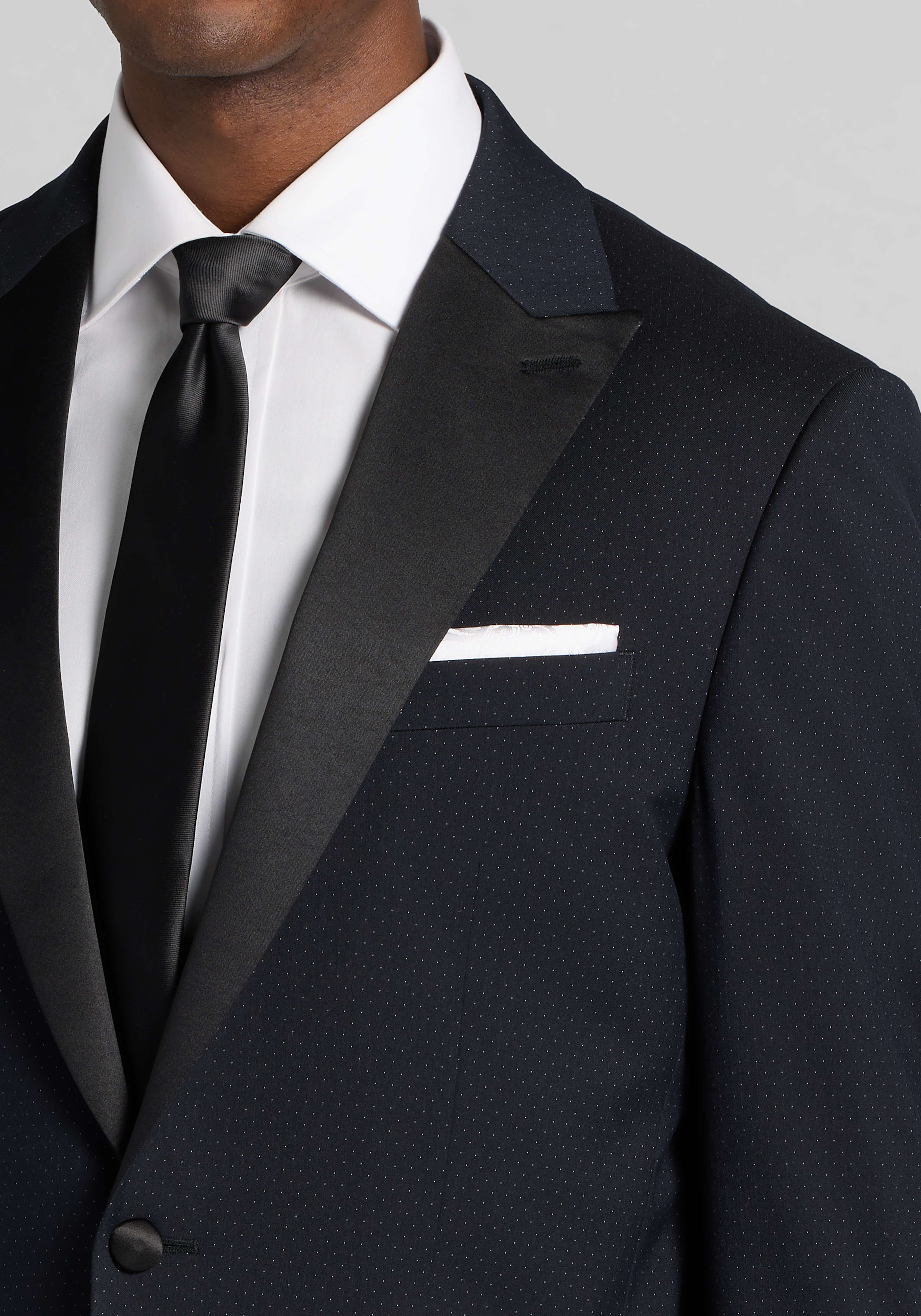 Jos. A. Bank Comfort Stretch Slim Fit Tonal Dot Tuxedo Separates Jacket