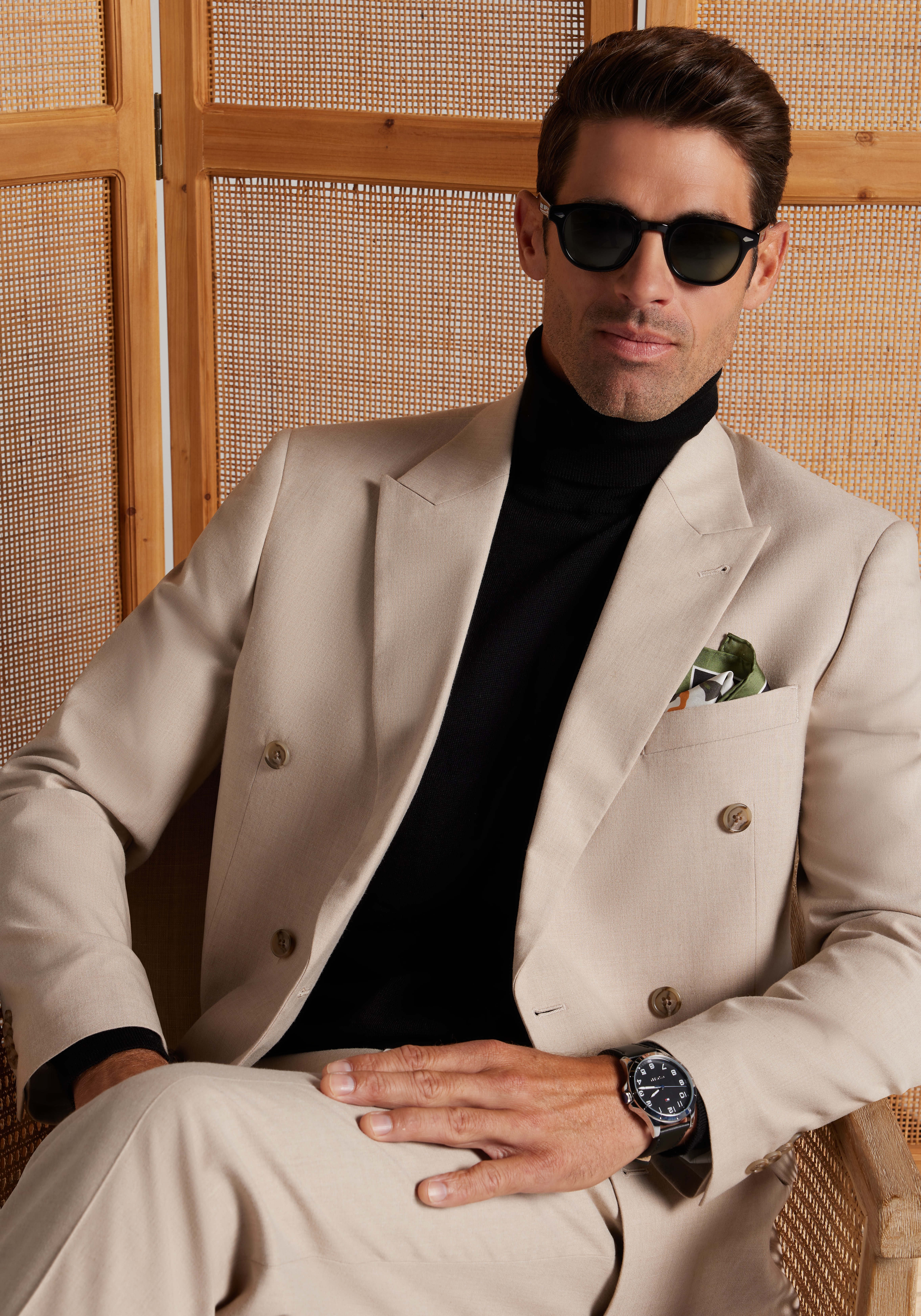Jos. A. Bank Comfort Stretch Tailored Fit Double Breasted Suit Separates Jacket