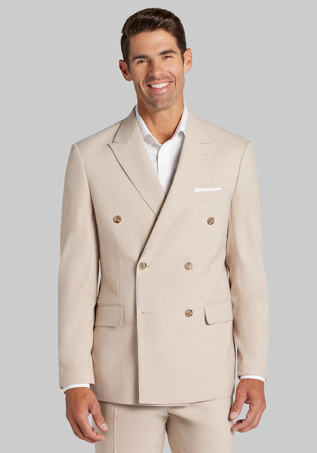 Jos. A. Bank Comfort Stretch Tailored Fit Double Breasted Suit Separates Jacket