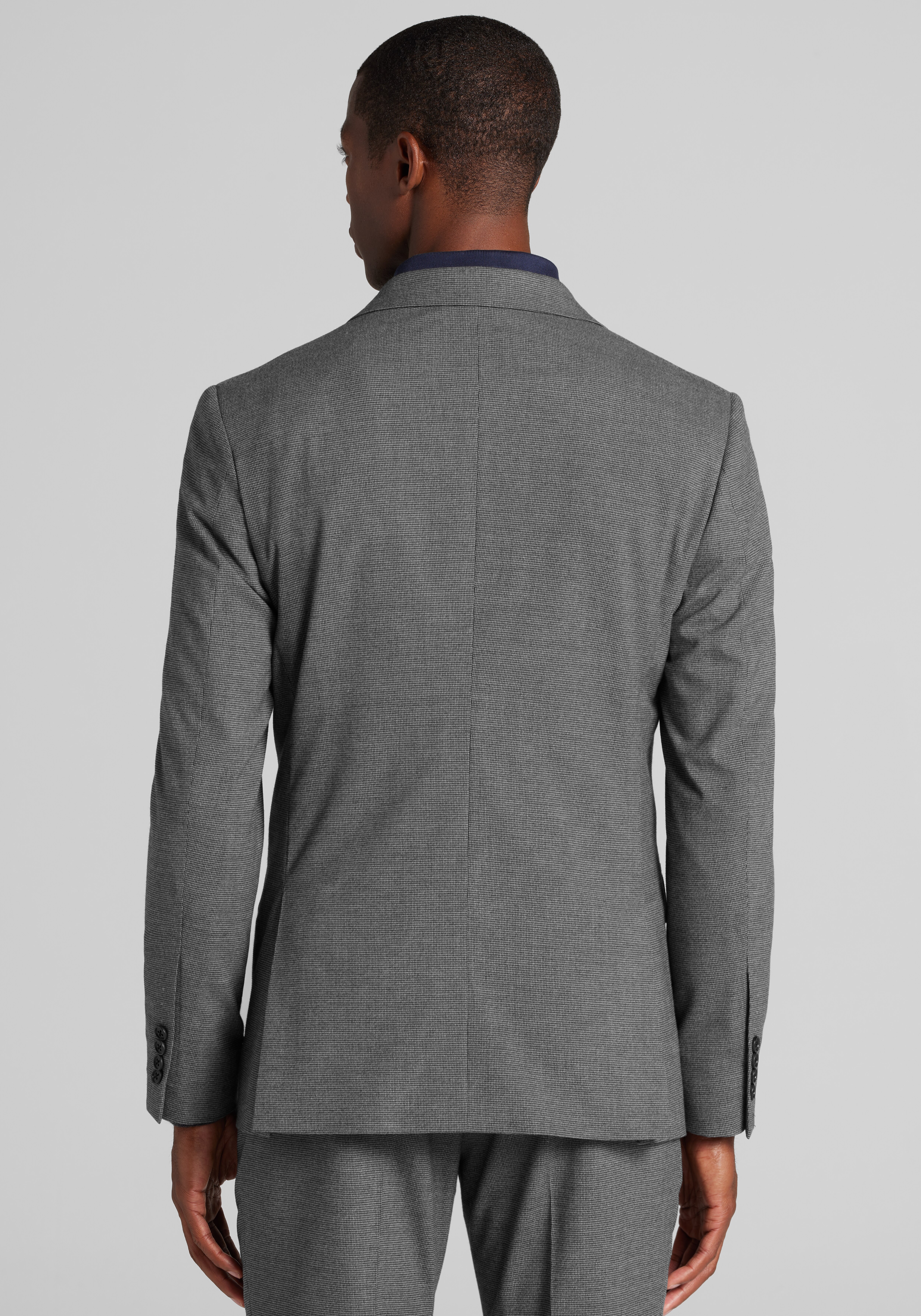 Jos. A. Bank Comfort Stretch Slim Fit Micro Houndstooth Suit Separates Jacket