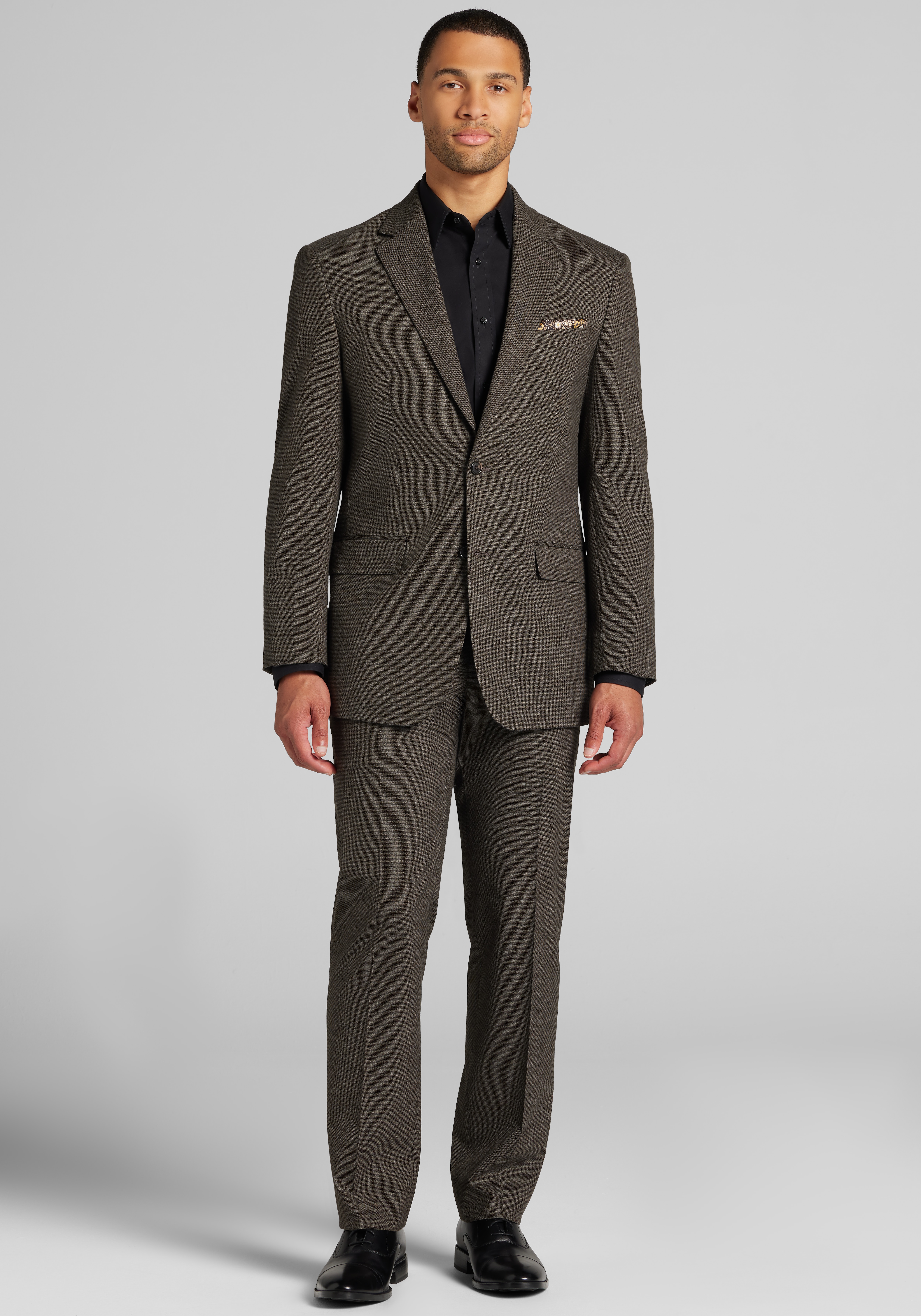 Jos. A. Bank Comfort Stretch Tailored Fit Check Suit Separates Jacket