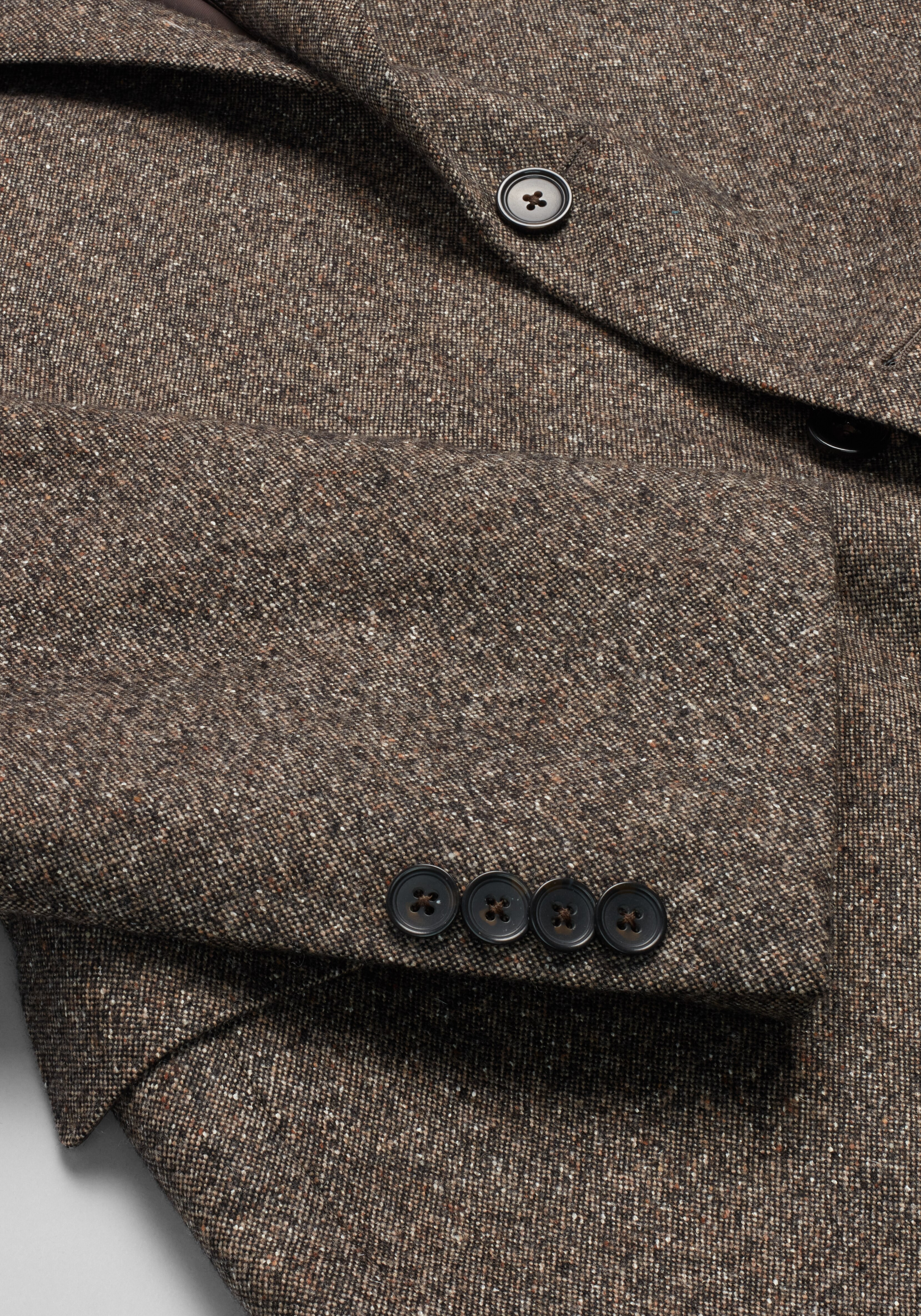 Reserve Collection Tailored Fit Tweed Made USA Suit Separates Jacket