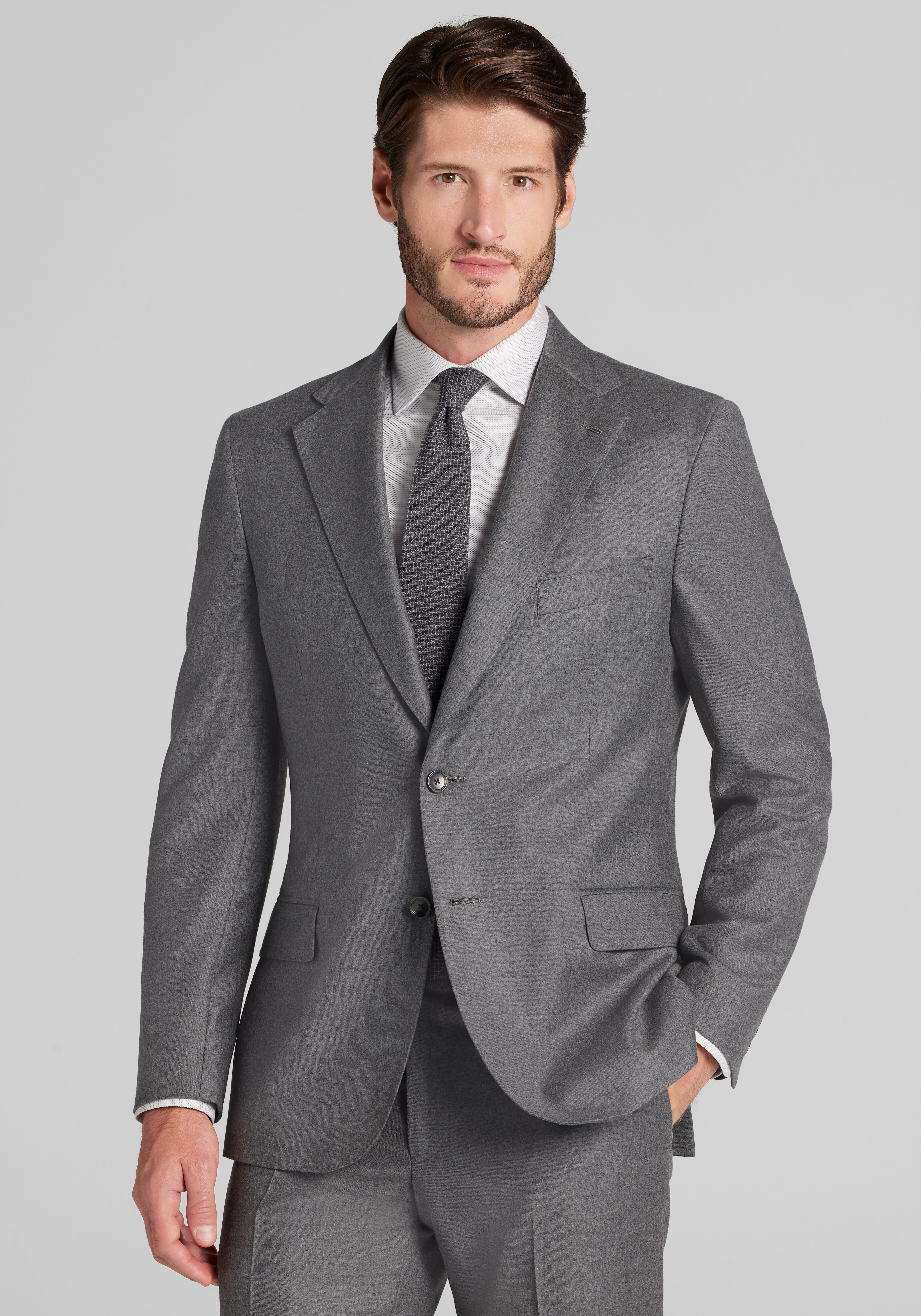 Reserve Collection Tailored Fit Wool-Cashmere Suit Separates Jacket
