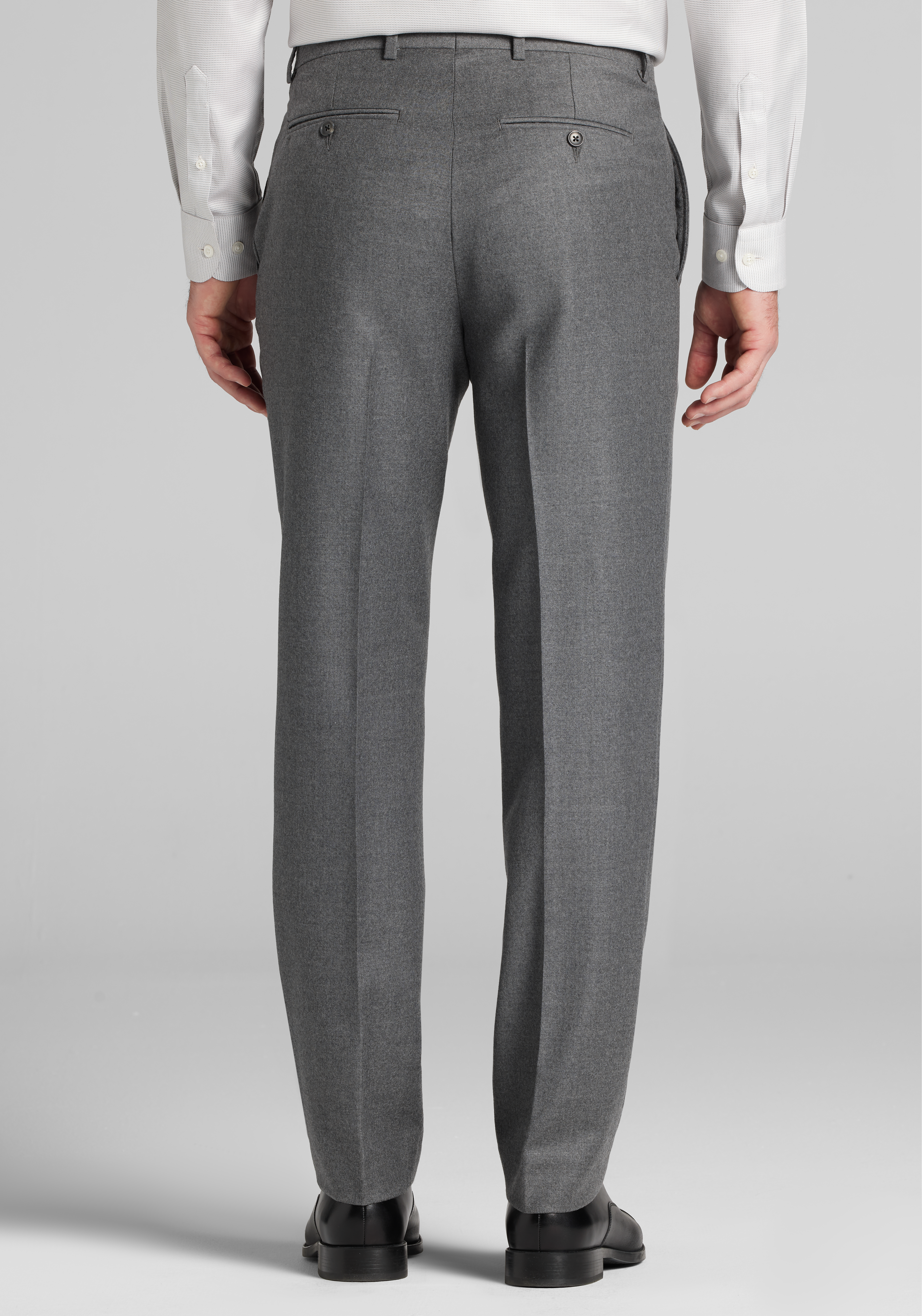 Reserve Collection Tailored Fit Wool-Cashmere Suit Separates Pants