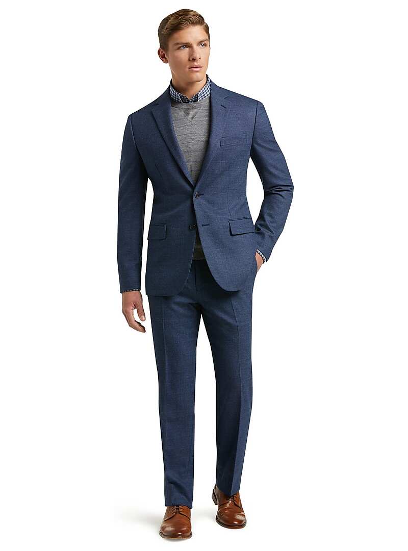 1905 Collection Slim Fit Birdseye Suit with brrr°® comfort - Big & Tall ...