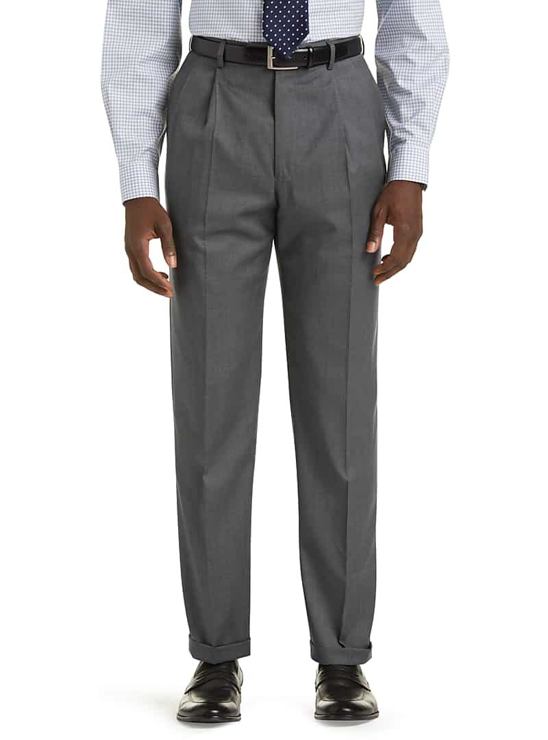 Jos.A.Bank Signature Collection Traditional Fit Pleated Separate Pants
