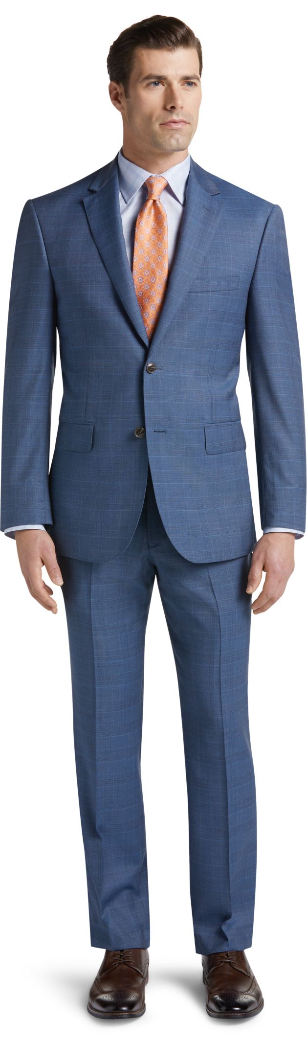 Reserve Collection Tailored Fit Glen Plaid Suit CLEARANCE - All ...