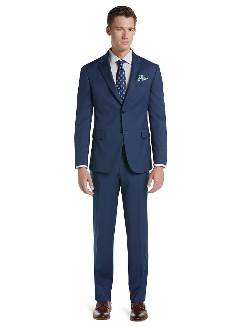 Jos. A. Bank Tailored Fit Herringbone Washable WoolBlend Suit CLEARANCE Suits as low as 79.