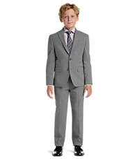 Image of 1905 Collection Boys Mini Check Men's Suit Separates Jacket by JoS. A. Bank