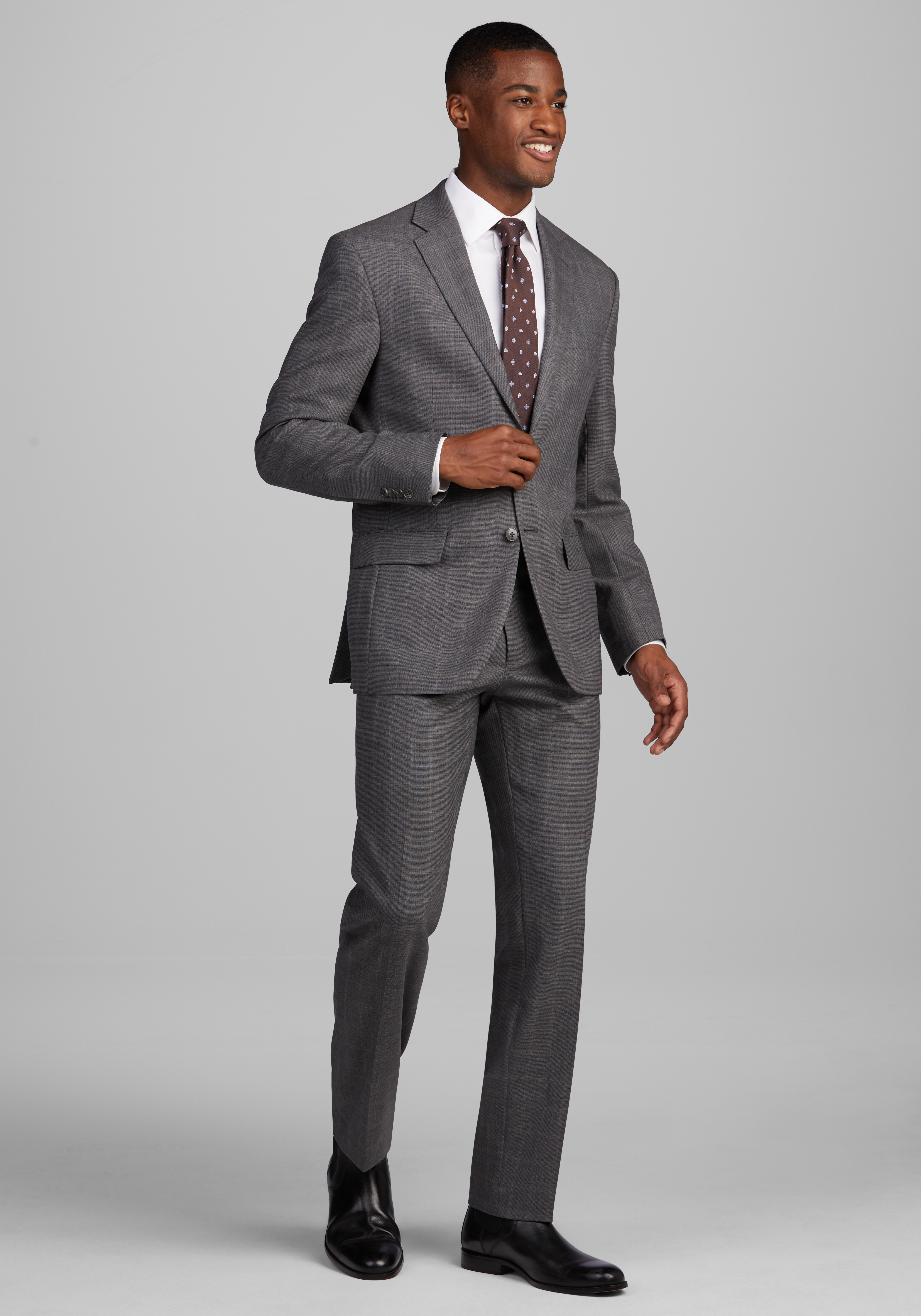 mens slim fit suits clearance