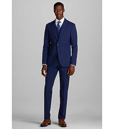 William Navy Blue Slim Fit Suit – Men's Priorities