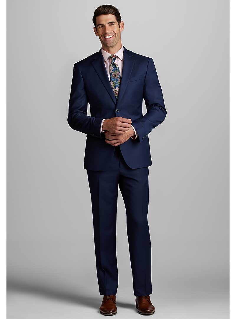 Jos. A. Bank Tailored Fit Solid Suit CLEARANCE All Clearance Jos A Bank