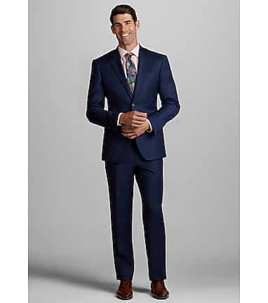 Jos a bank discount navy suit