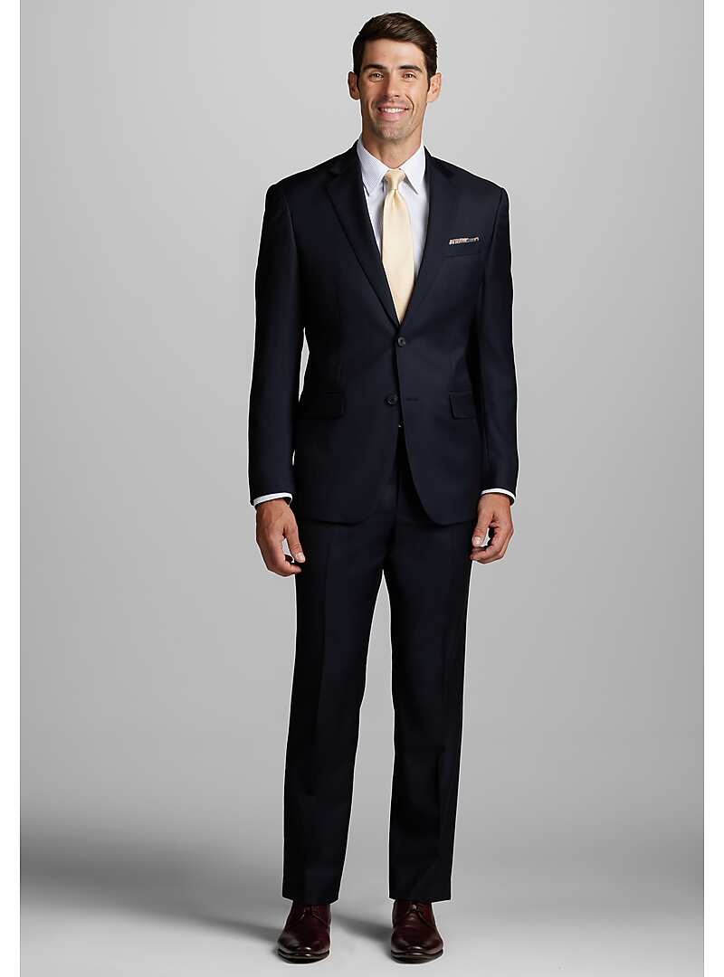 Jos. A. Bank Tailored Fit Solid Suit CLEARANCE All Clearance Jos A Bank
