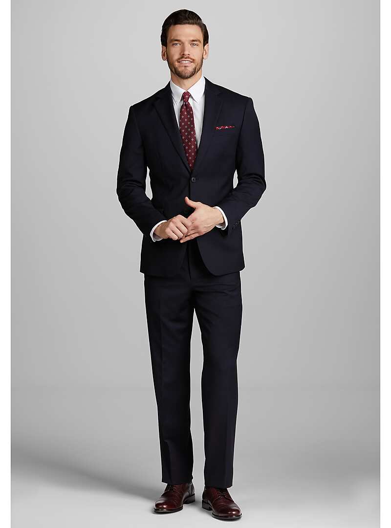 Jos. A. Bank Tailored Fit Solid Suit Big & Tall CLEARANCE All