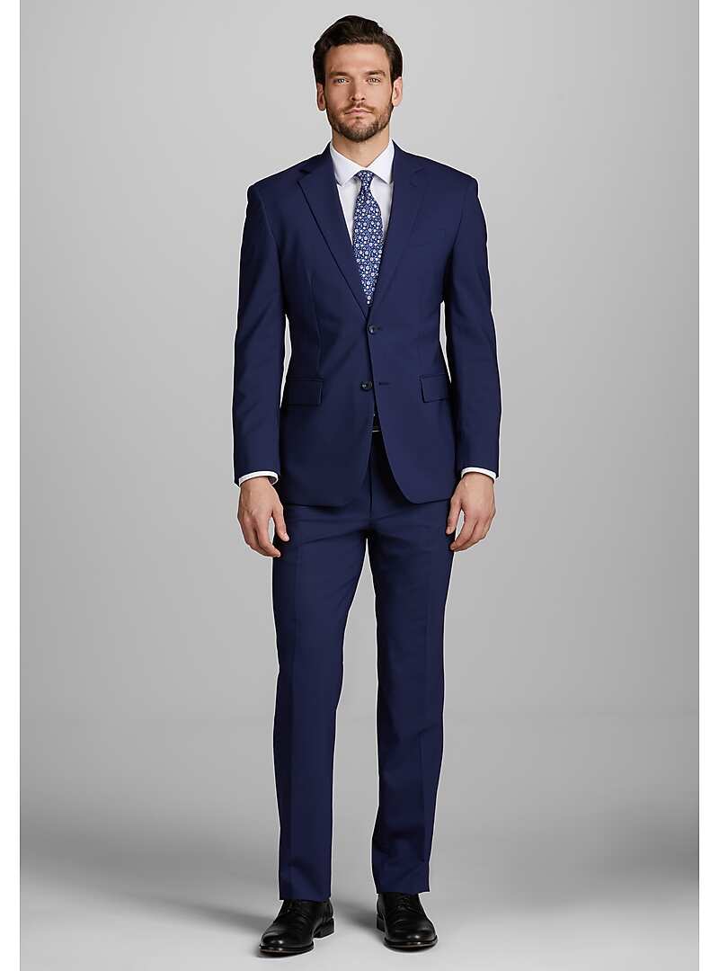 Jos. A. Bank Tailored Fit Solid Suit CLEARANCE All Clearance Jos A Bank