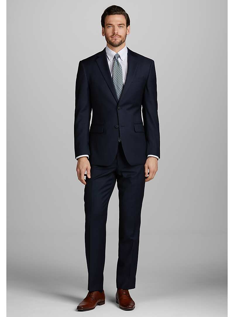 Jos. A. Bank Tailored Fit Sharkskin Suit CLEARANCE All Clearance