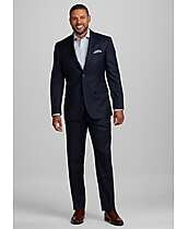 Jos. A. Bank Men's Traveler Collection Tailored Fit Suit (Navy in various sizes)