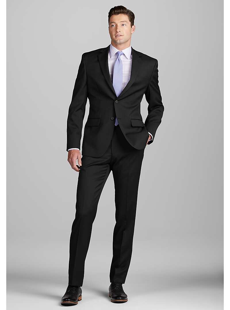 Jos. A. Bank Tailored Fit Herringbone Pattern Suit